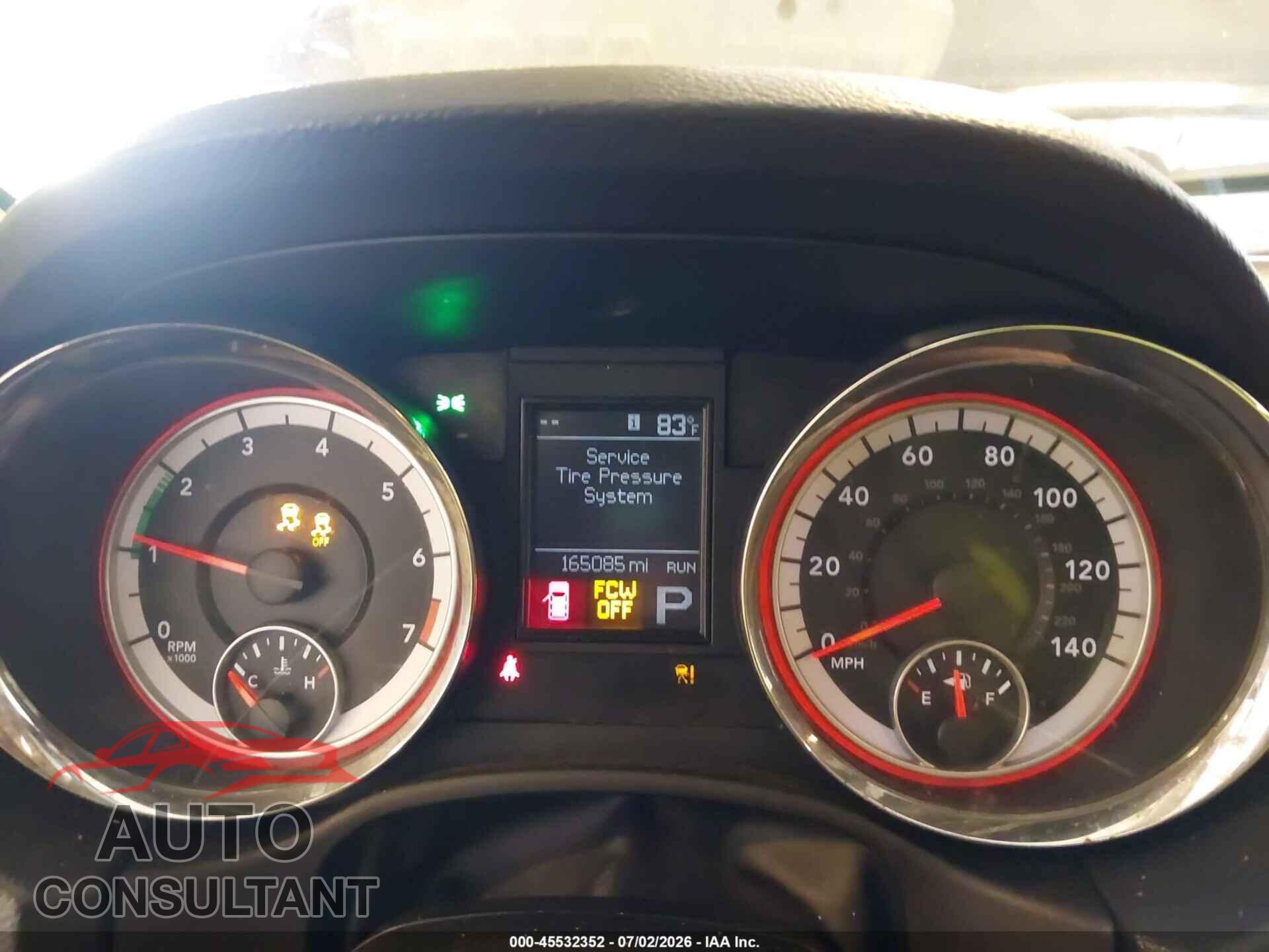 DODGE DURANGO 2011 - 1D4SE5GT1BC613935
