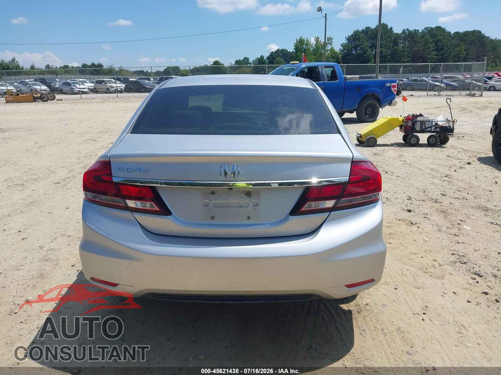 HONDA CIVIC 2014 - 19XFB2F8XEE272860