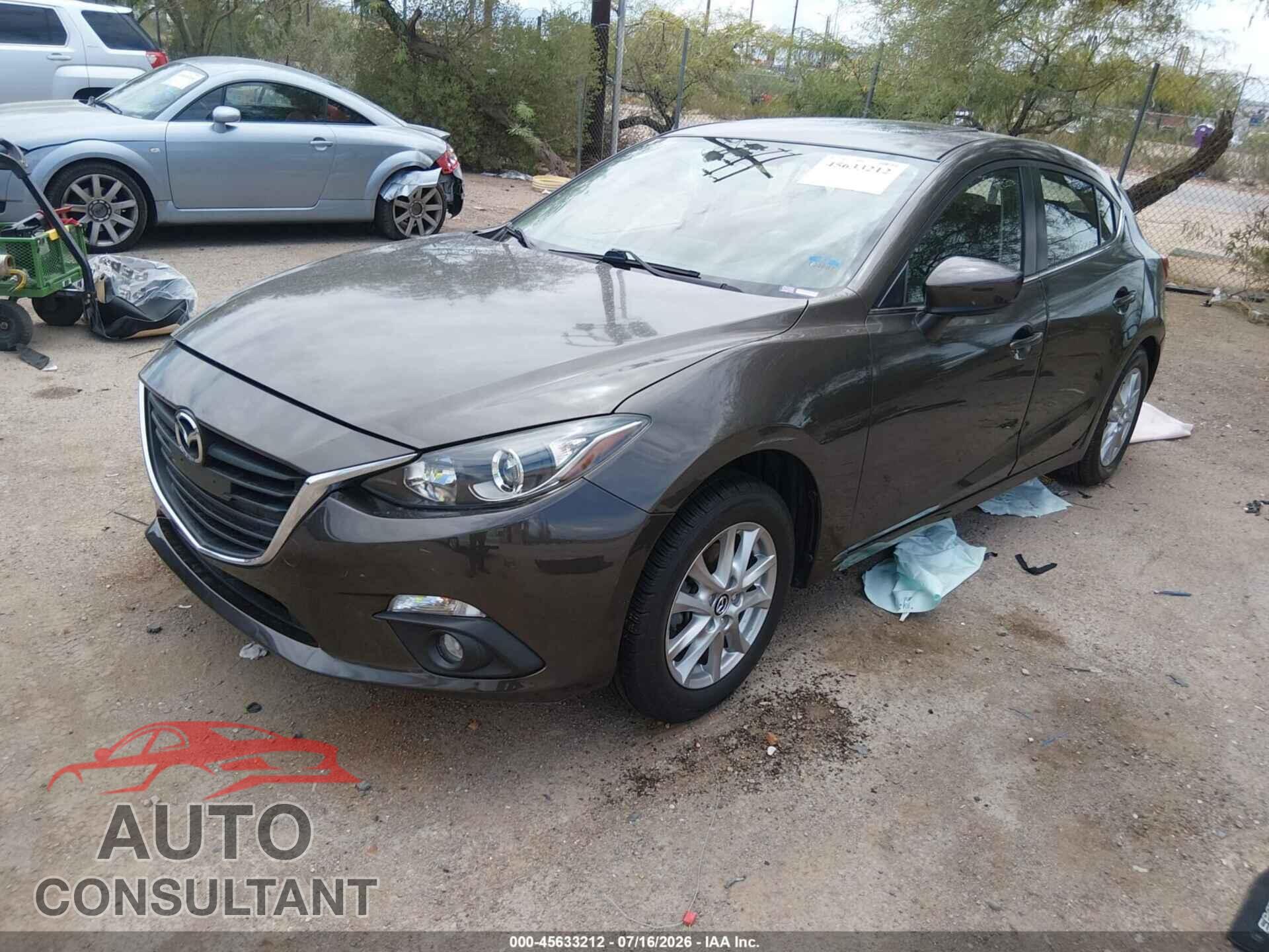 MAZDA MAZDA3 2015 - JM1BM1M71F1274529
