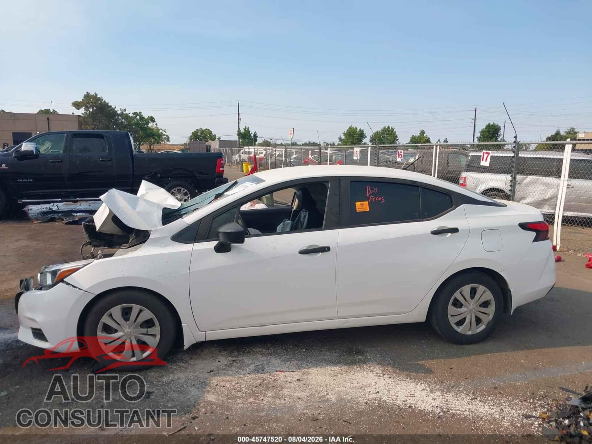 NISSAN VERSA 2020 - 3N1CN8DV9LL867717