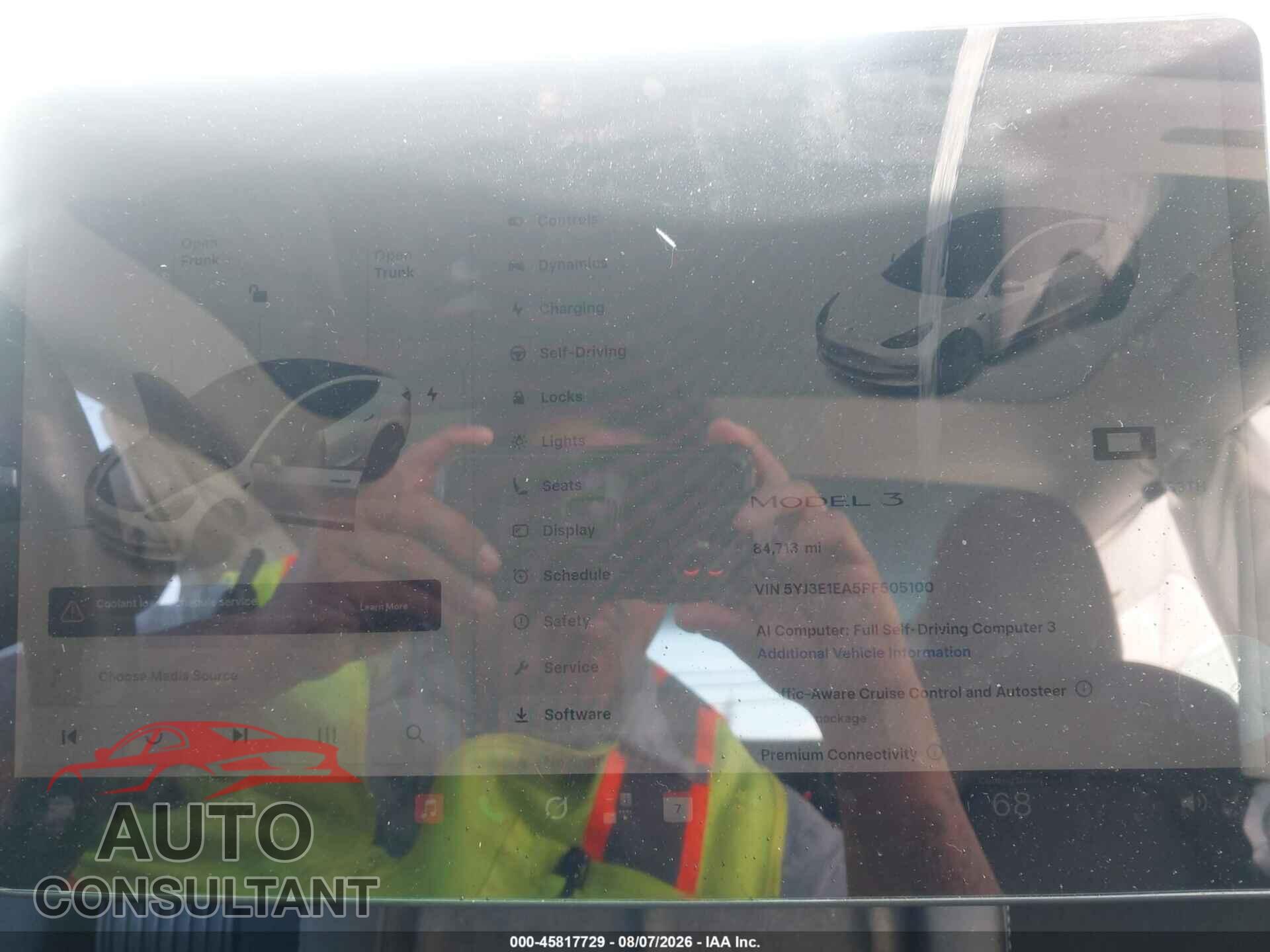 TESLA MODEL 3 2023 - 5YJ3E1EA5PF505100