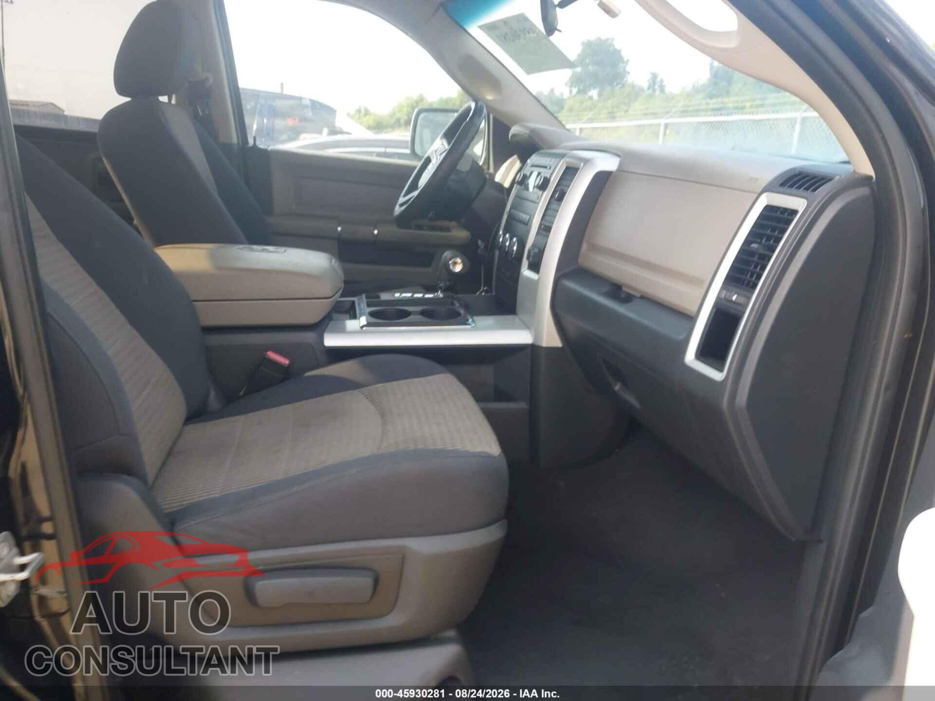 DODGE RAM 1500 2010 - 1D7RB1GT8AS106229