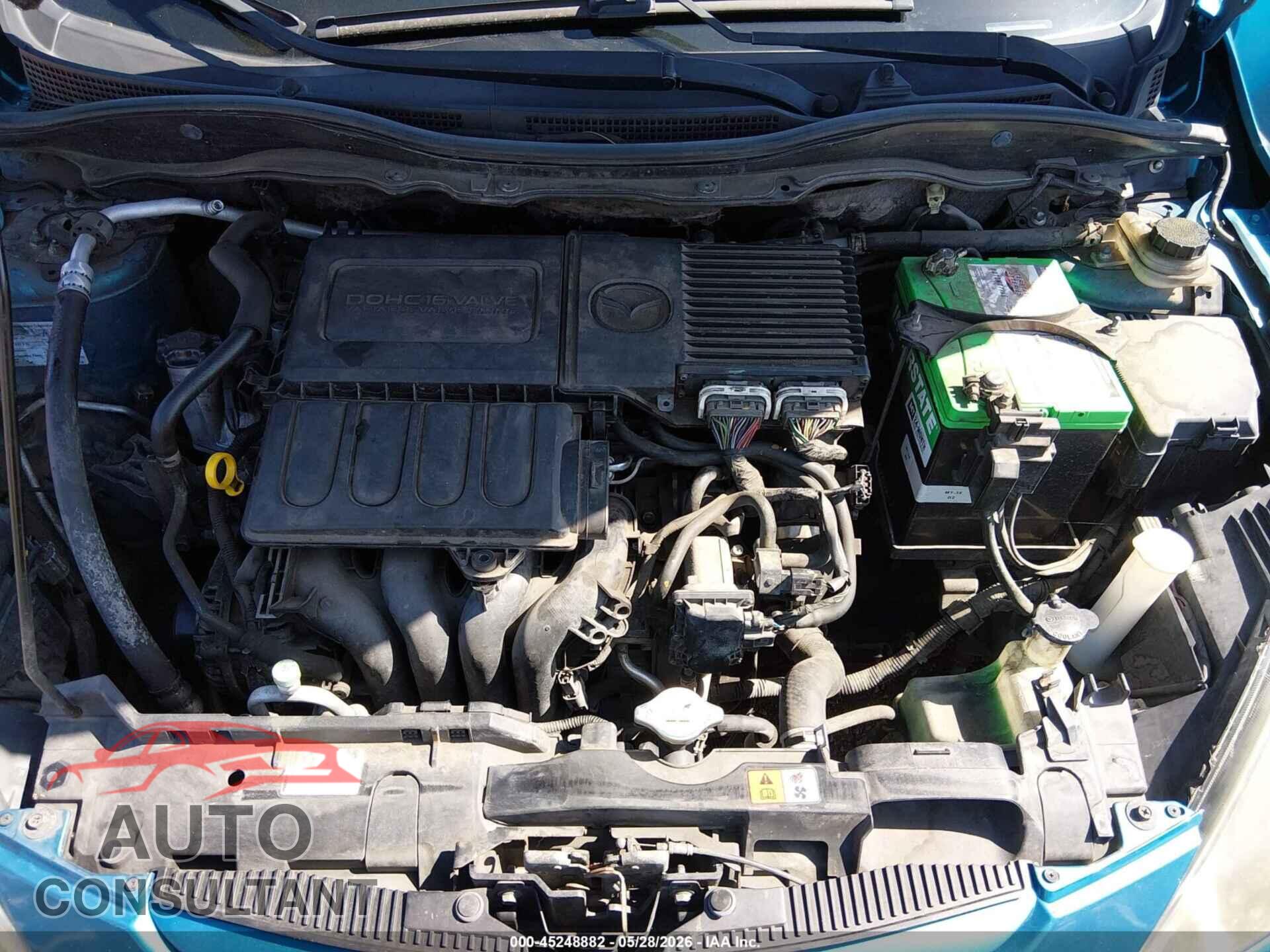 MAZDA MAZDA2 2012 - JM1DE1KZ0C0139599