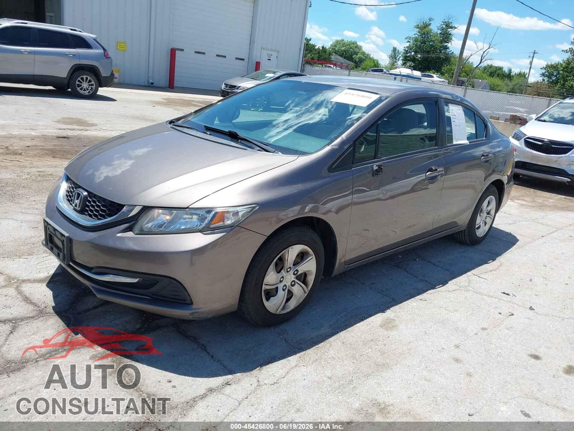 HONDA CIVIC 2013 - 2HGFB2F5XDH579939