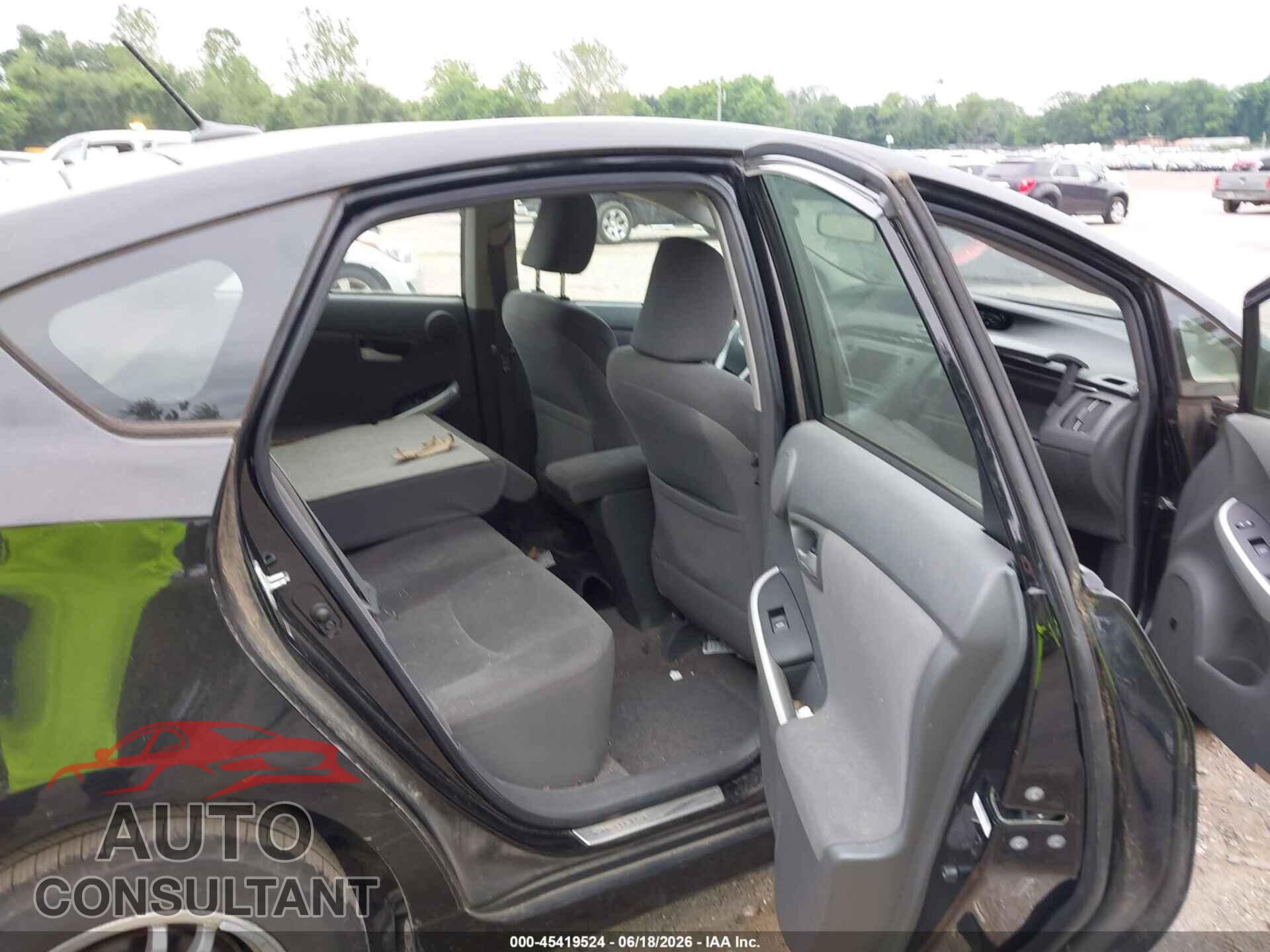 TOYOTA PRIUS 2011 - JTDKN3DU9B0322549