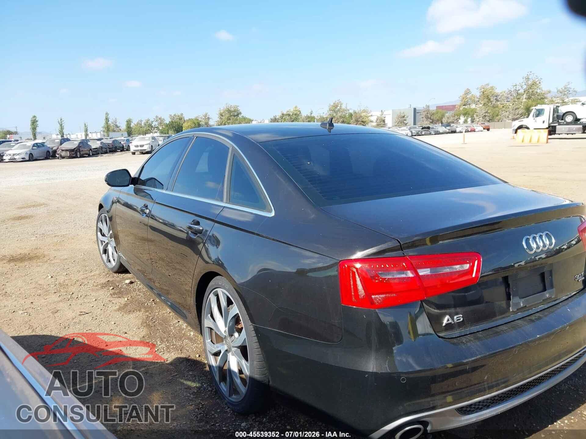 AUDI A6 2013 - WAUJGAFC2DN125191