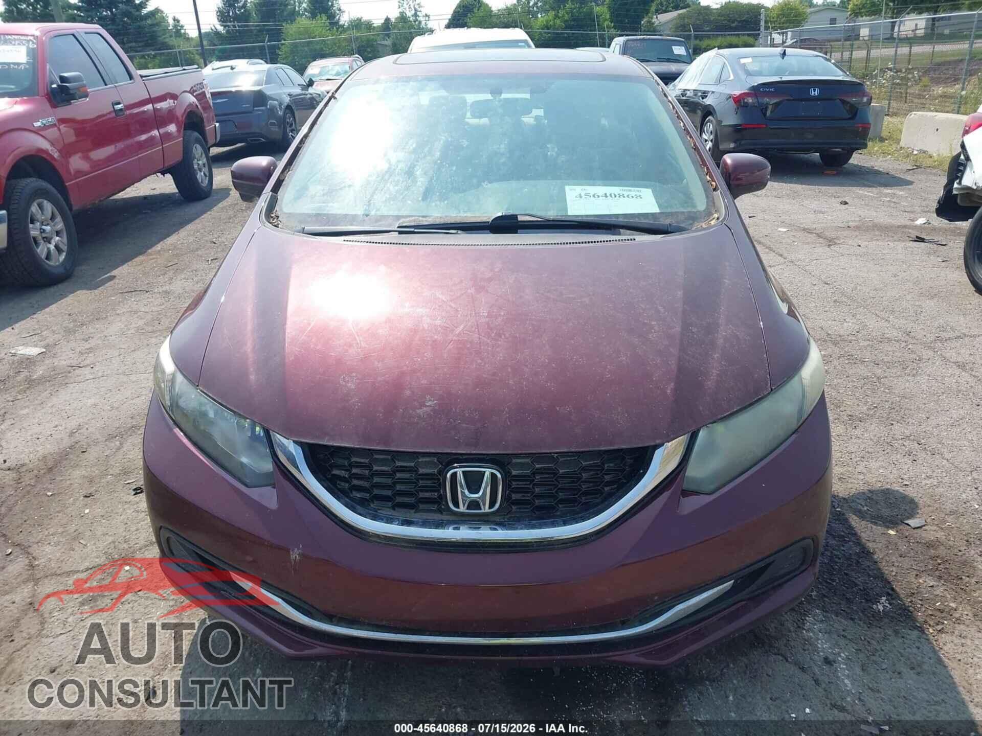 HONDA CIVIC 2015 - 19XFB2F81FE028998
