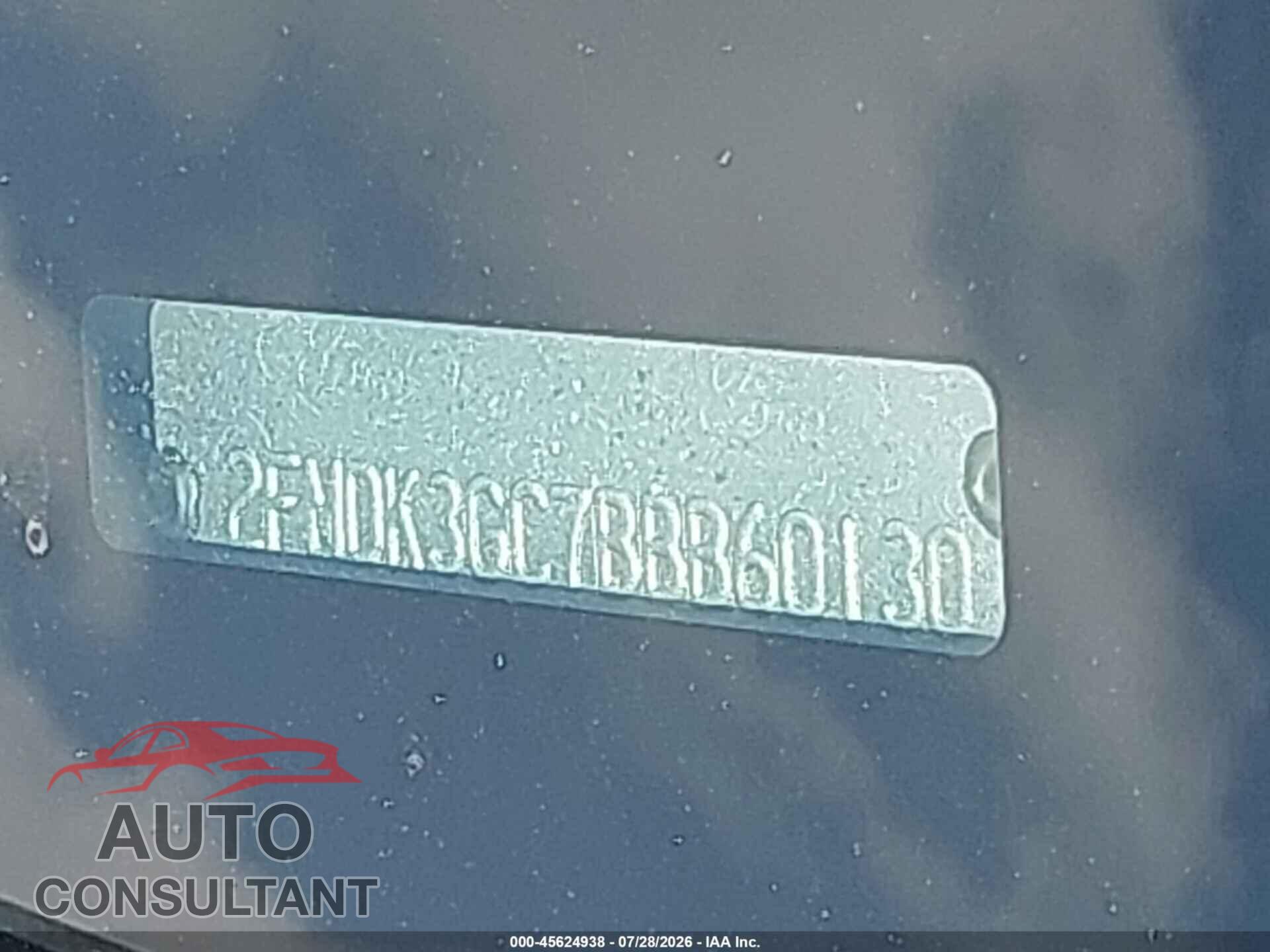 FORD EDGE 2011 - 2FMDK3GC7BBB60130