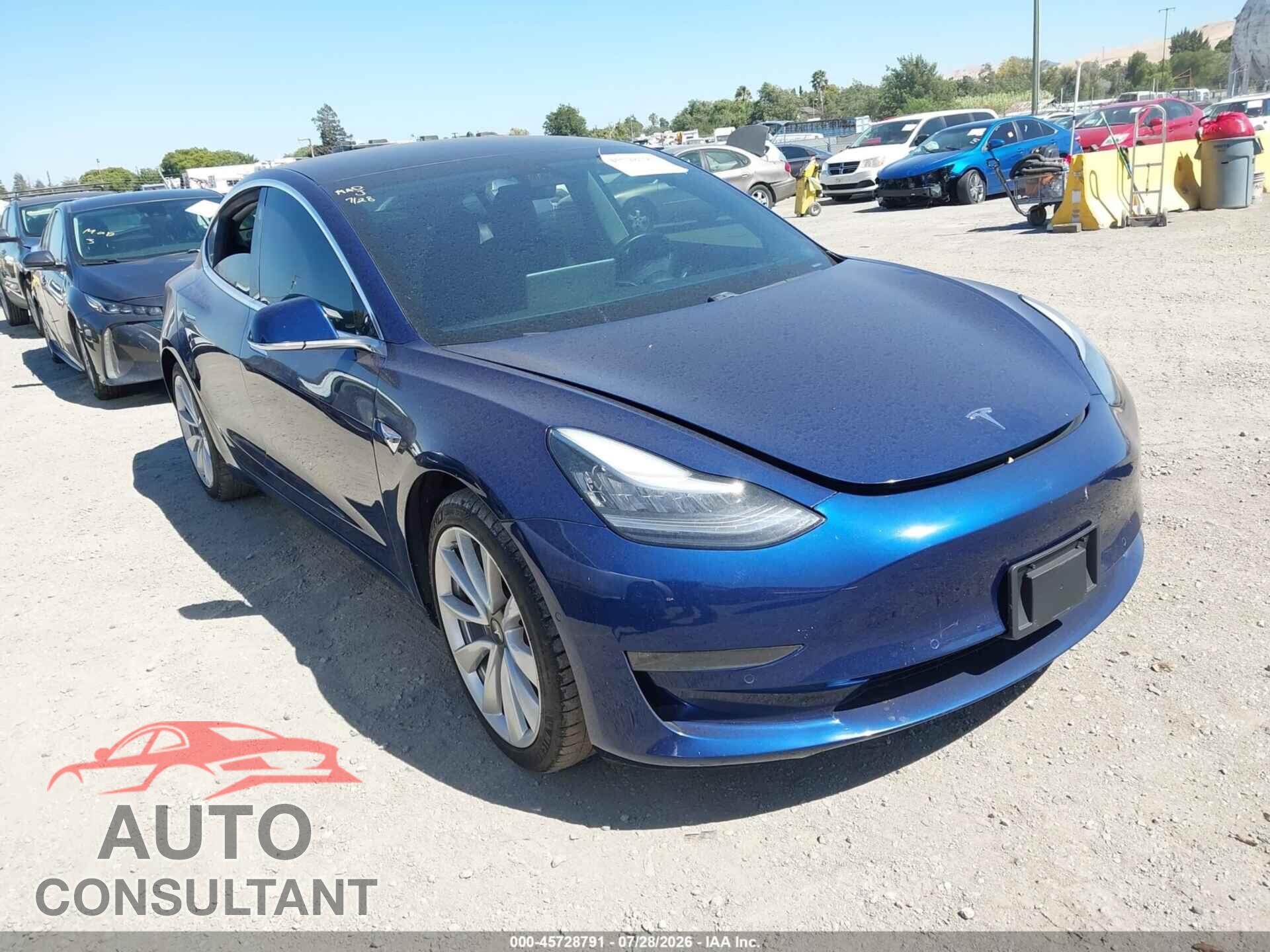 TESLA MODEL 3 2019 - 5YJ3E1EB3KF365615