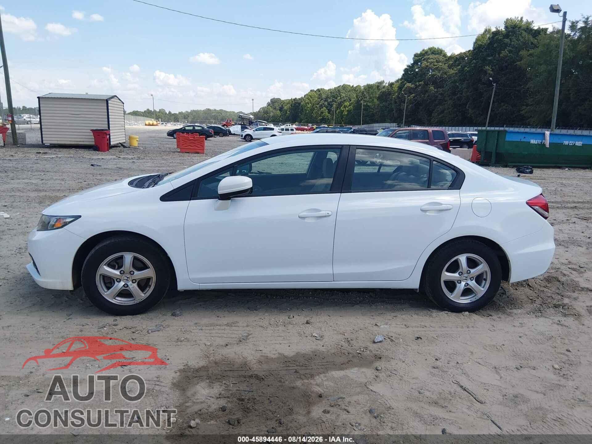 HONDA CIVIC 2015 - 19XFB5F57FE000209