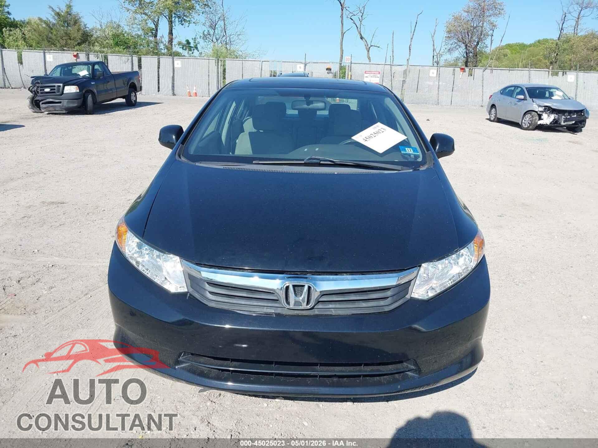 HONDA CIVIC 2012 - 19XFB2F8XCE387942