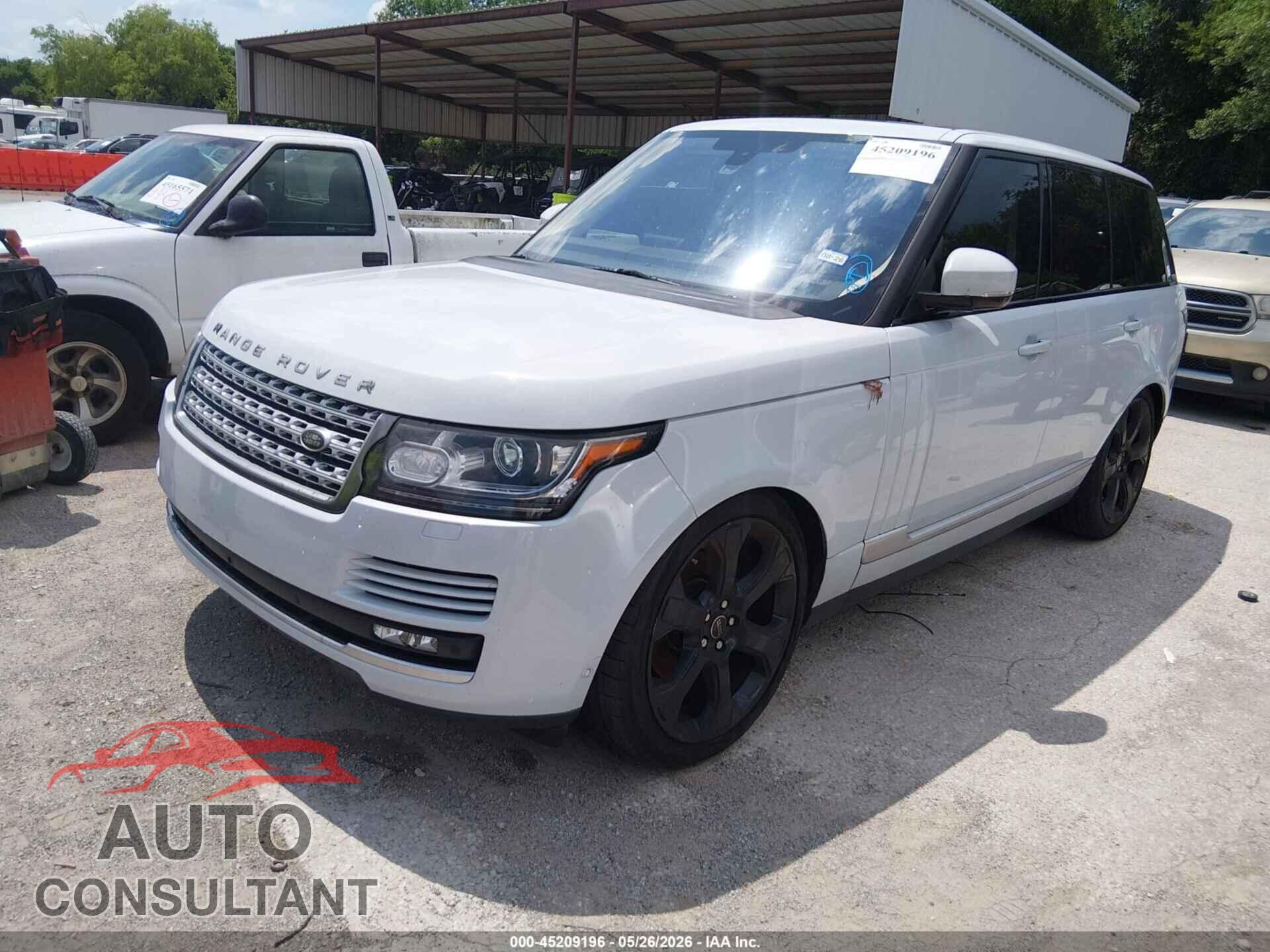 LAND ROVER RANGE ROVER 2016 - SALGS2KF9GA258410