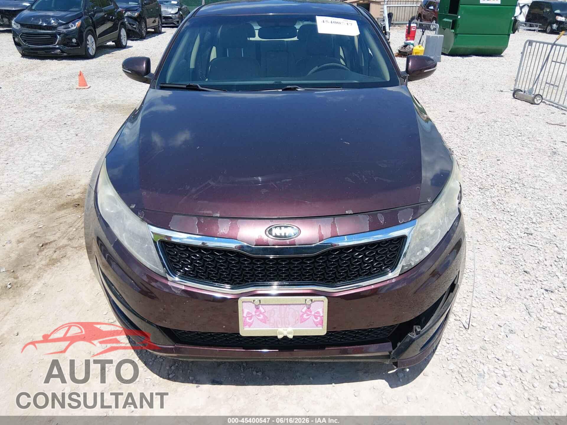 KIA OPTIMA 2013 - 5XXGN4A76DG097082