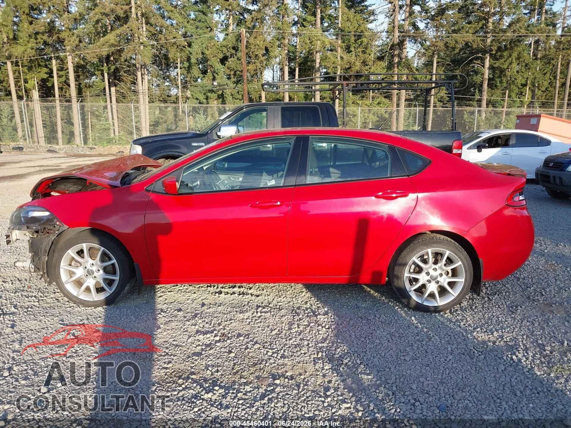 DODGE DART 2013 - 1C3CDFBA5DD292354