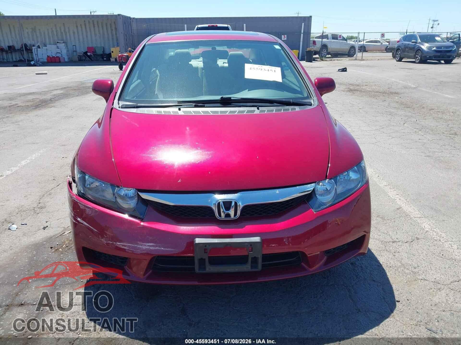HONDA CIVIC 2011 - 2HGFA1F84BH526982