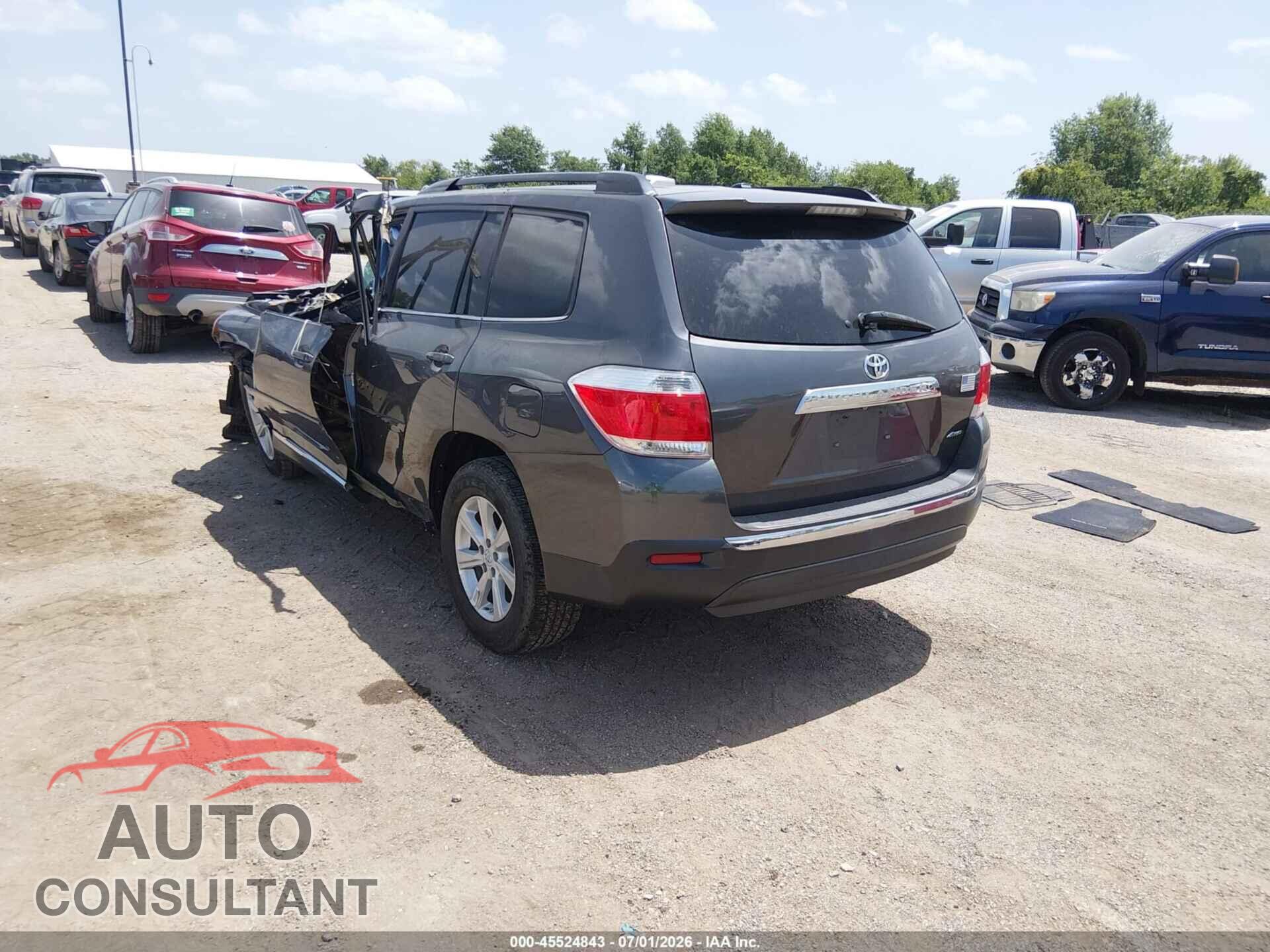 TOYOTA HIGHLANDER 2011 - 5TDBK3EH1BS079648