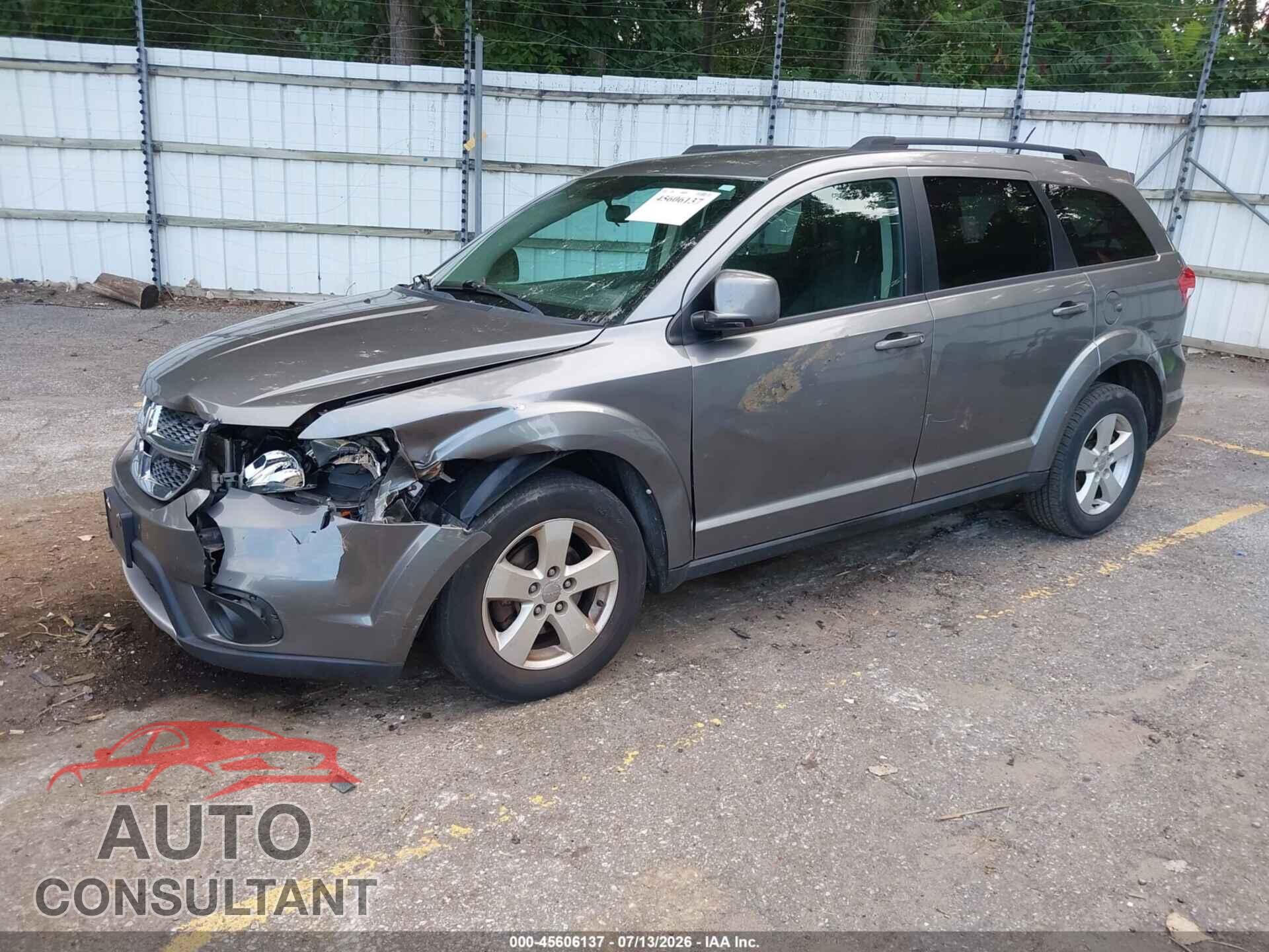 DODGE JOURNEY 2012 - 3C4PDDBG4CT151533