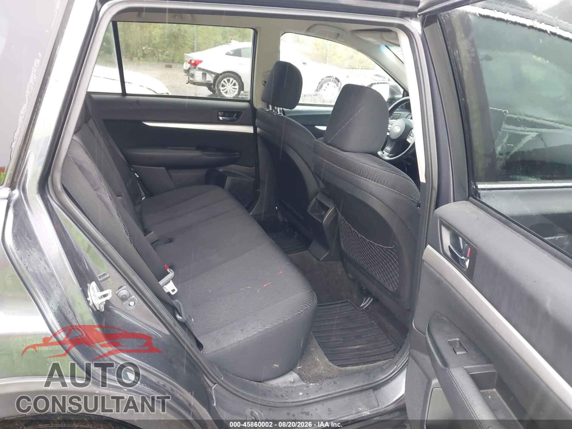 SUBARU OUTBACK 2012 - 4S4BRBCC8C3295055
