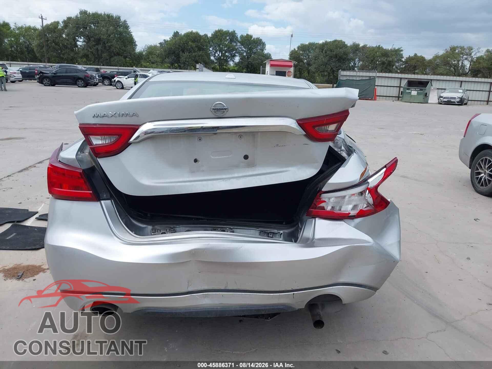 NISSAN MAXIMA 2017 - 1N4AA6APXHC457107