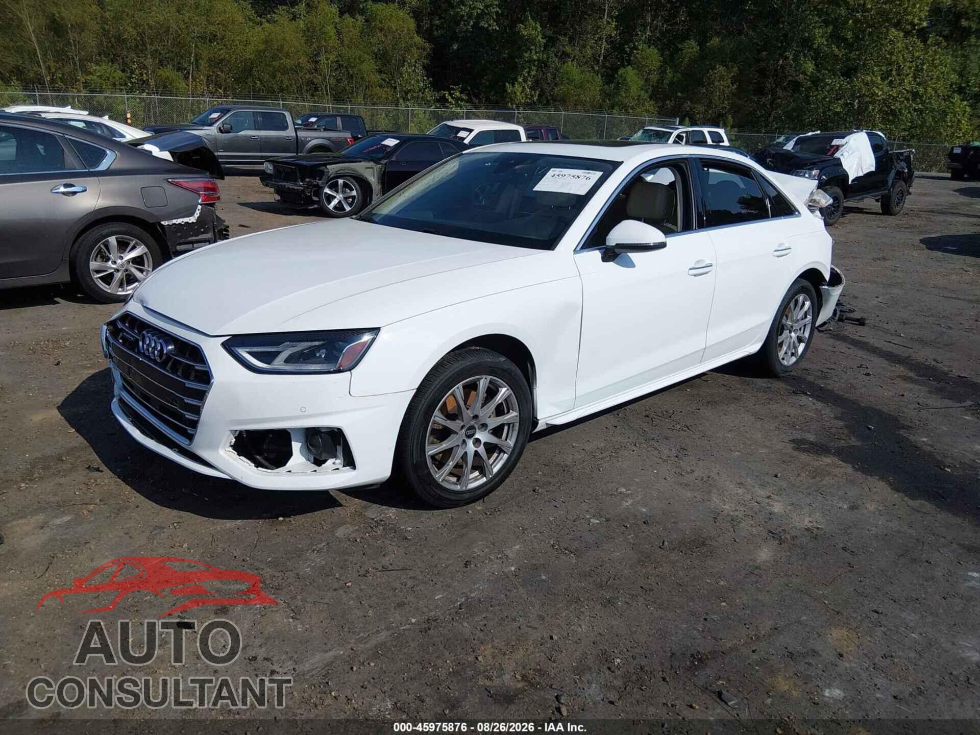 AUDI A4 2021 - WAUABAF40MA087023