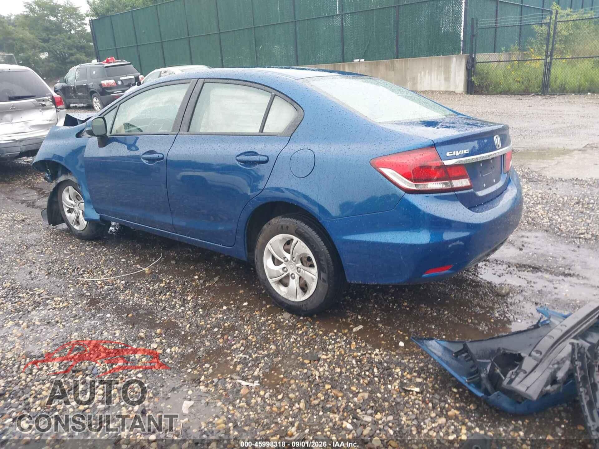 HONDA CIVIC 2013 - 19XFB2F57DE203239
