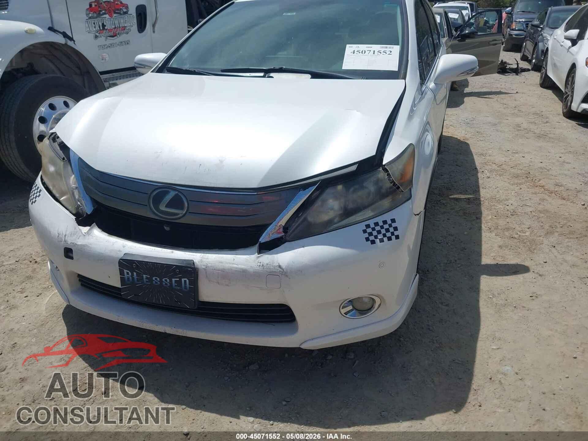 LEXUS HS 250H 2010 - JTHBB1BA7A2003805