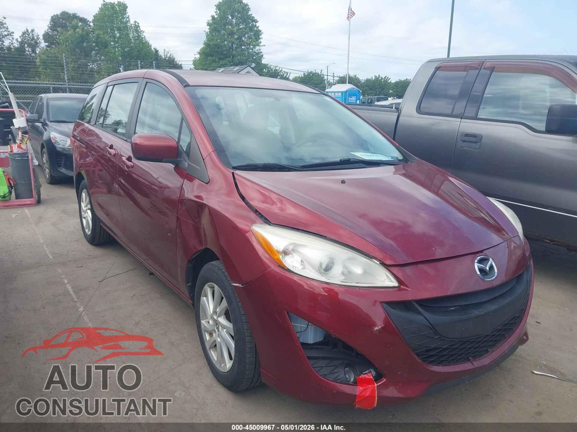 MAZDA MAZDA5 2012 - JM1CW2BL6C0141139