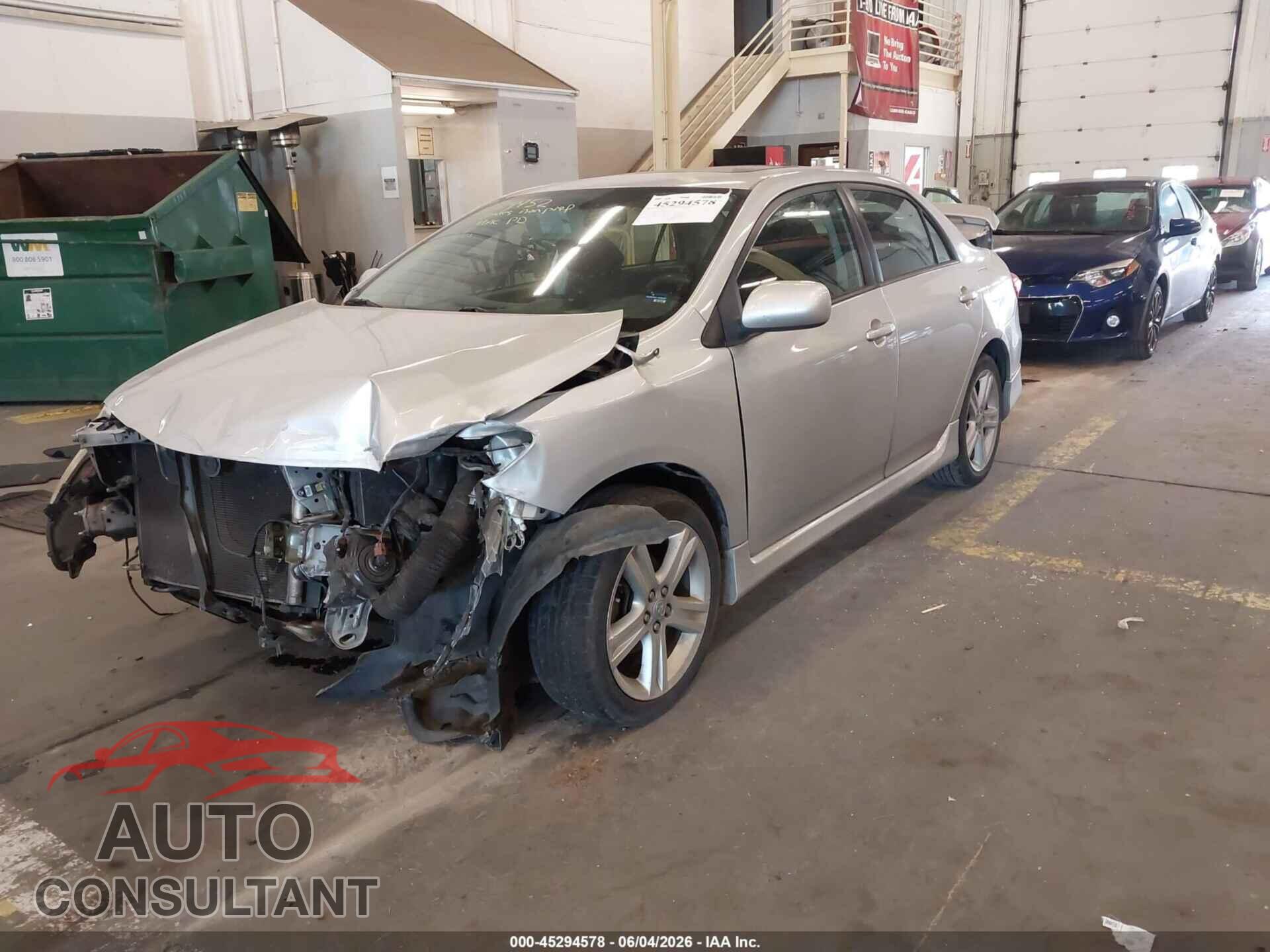 TOYOTA COROLLA 2013 - 5YFBU4EE6DP161960