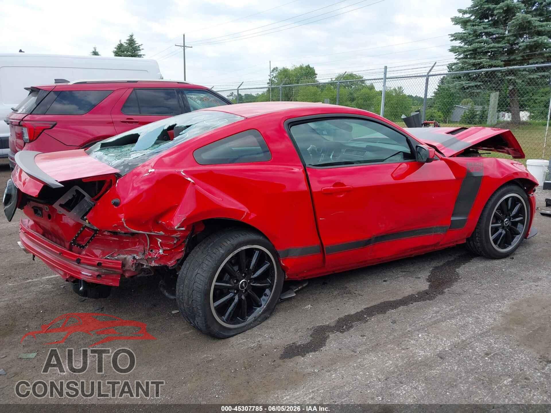 FORD MUSTANG 2013 - 1ZVBP8CUXD5277701
