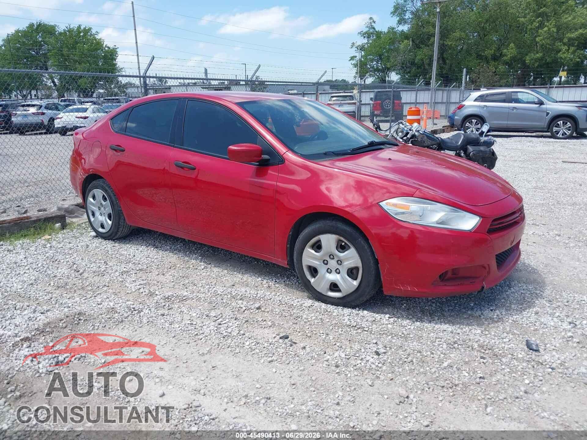 DODGE DART 2013 - 1C3CDFAA9DD178195