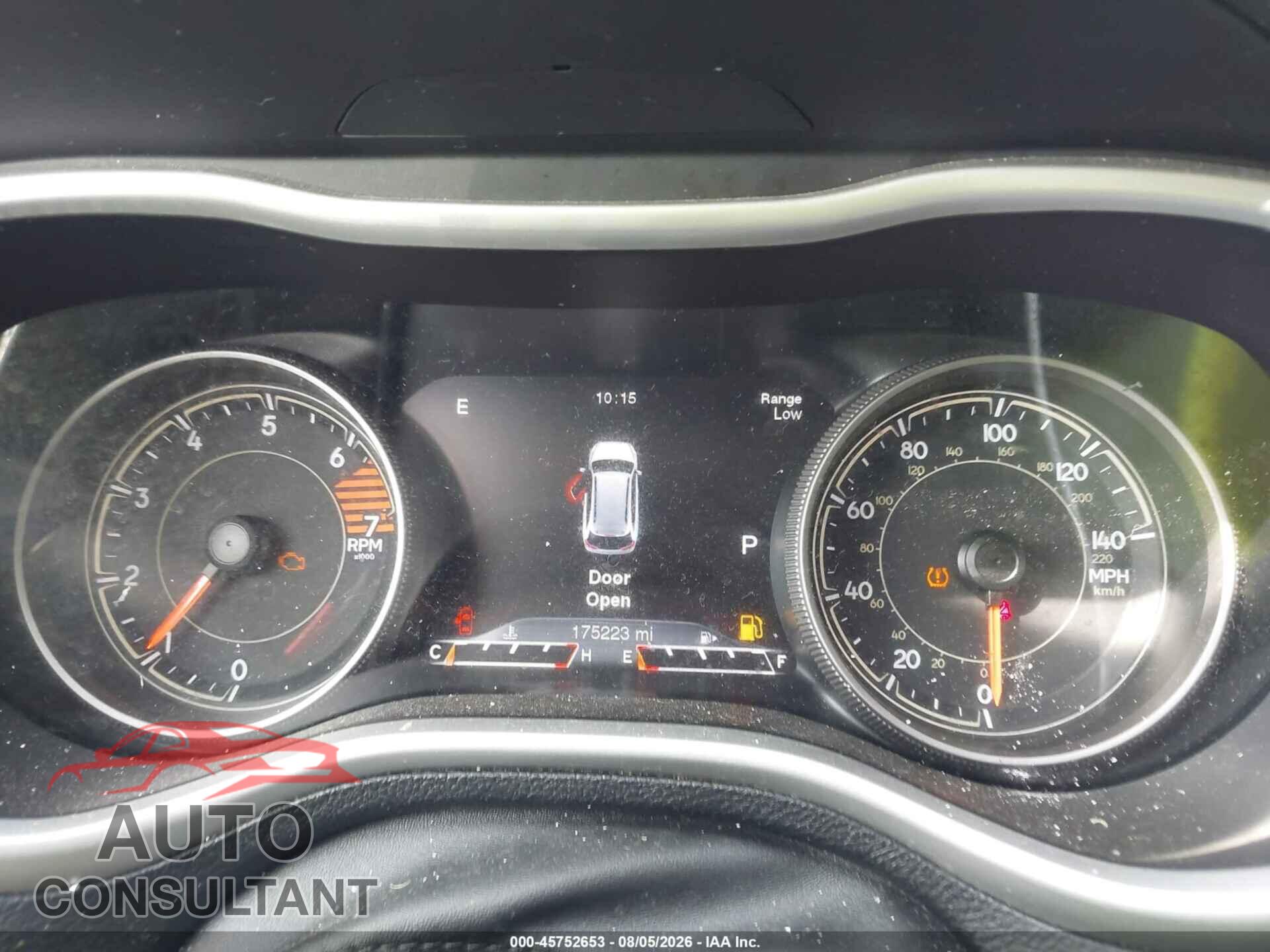 JEEP CHEROKEE 2017 - 1C4PJLDB3HW526267