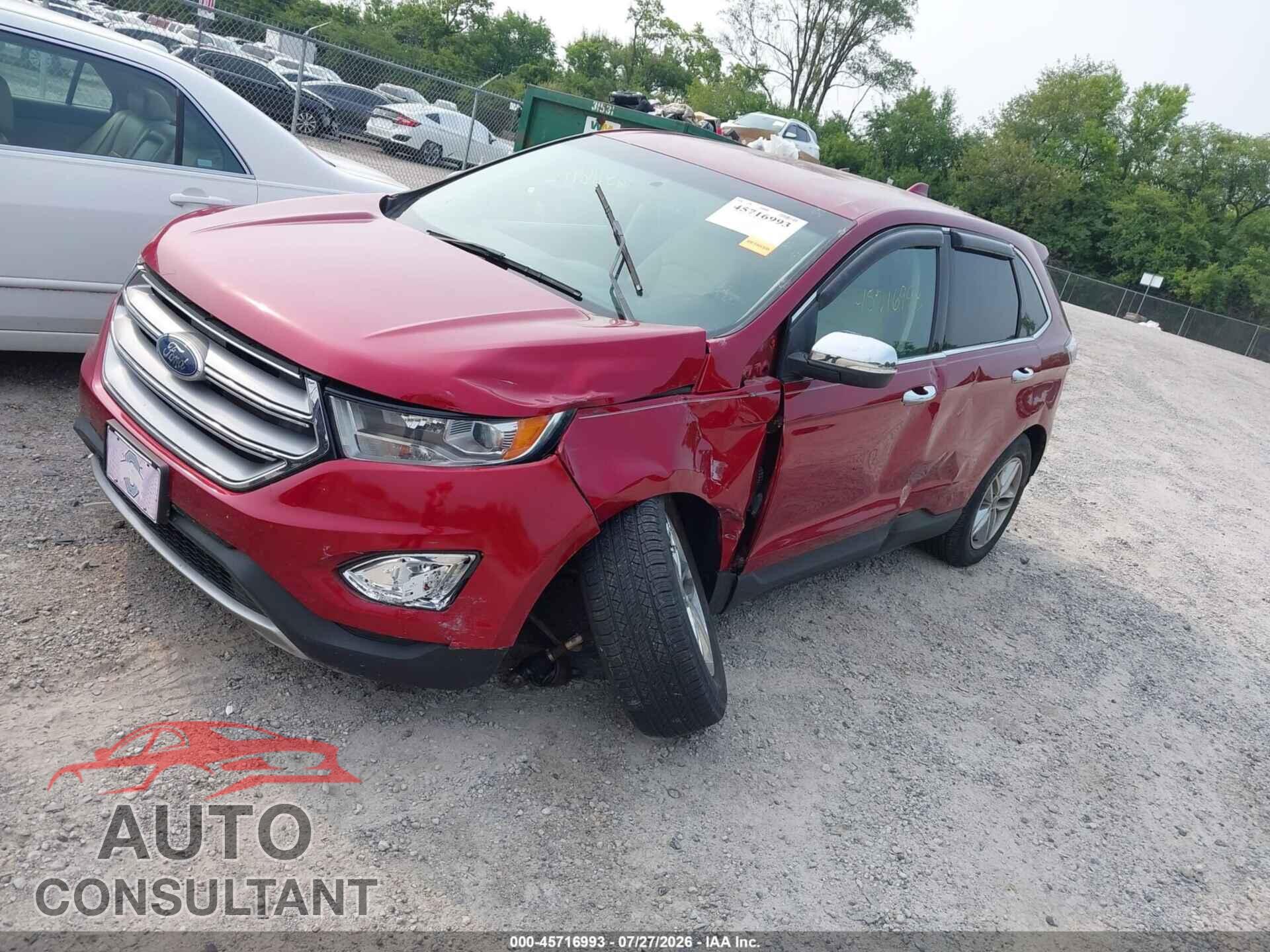 FORD EDGE 2018 - 2FMPK3J8XJBC19252