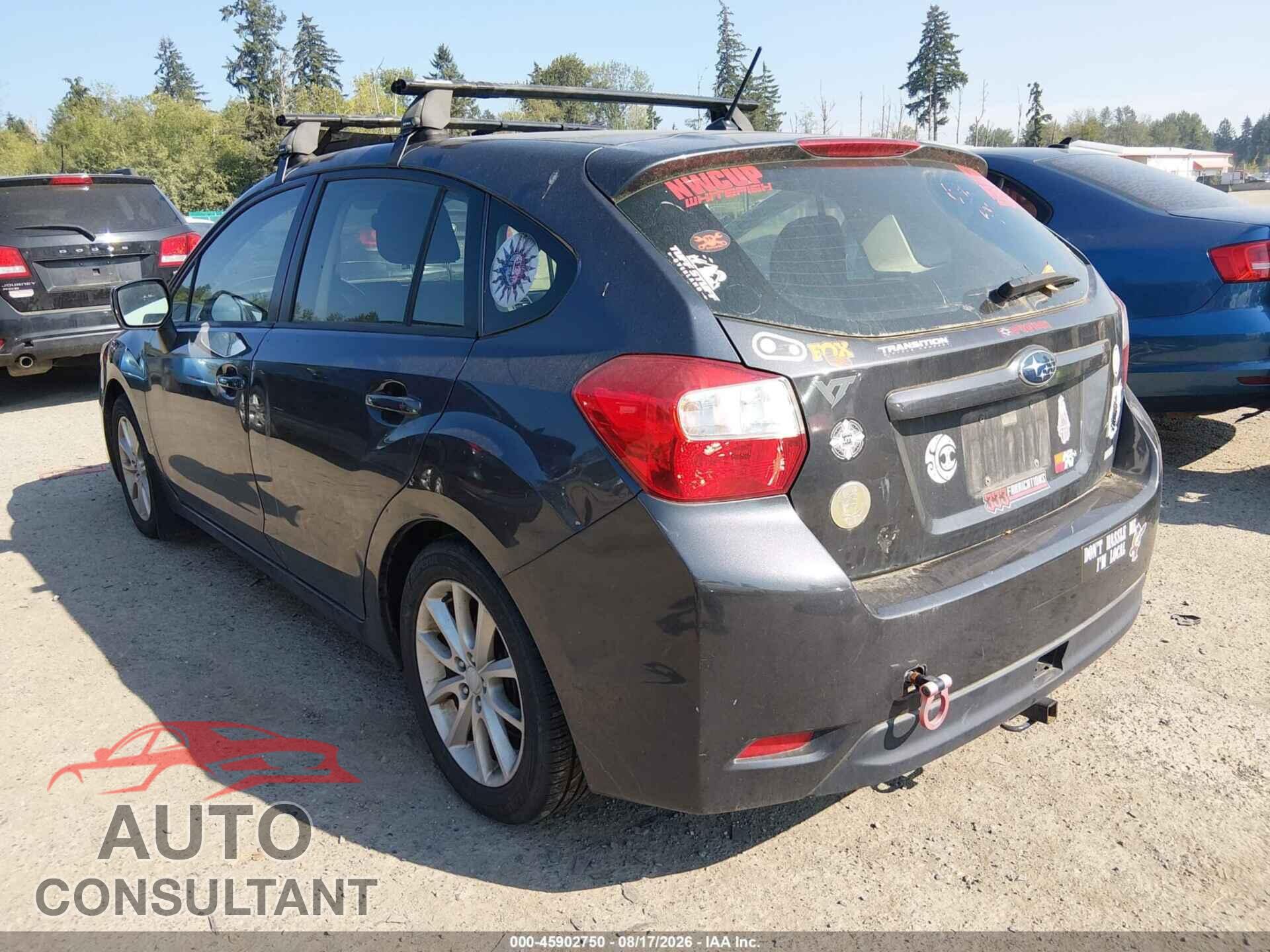 SUBARU IMPREZA 2014 - JF1GPAC67E8257574