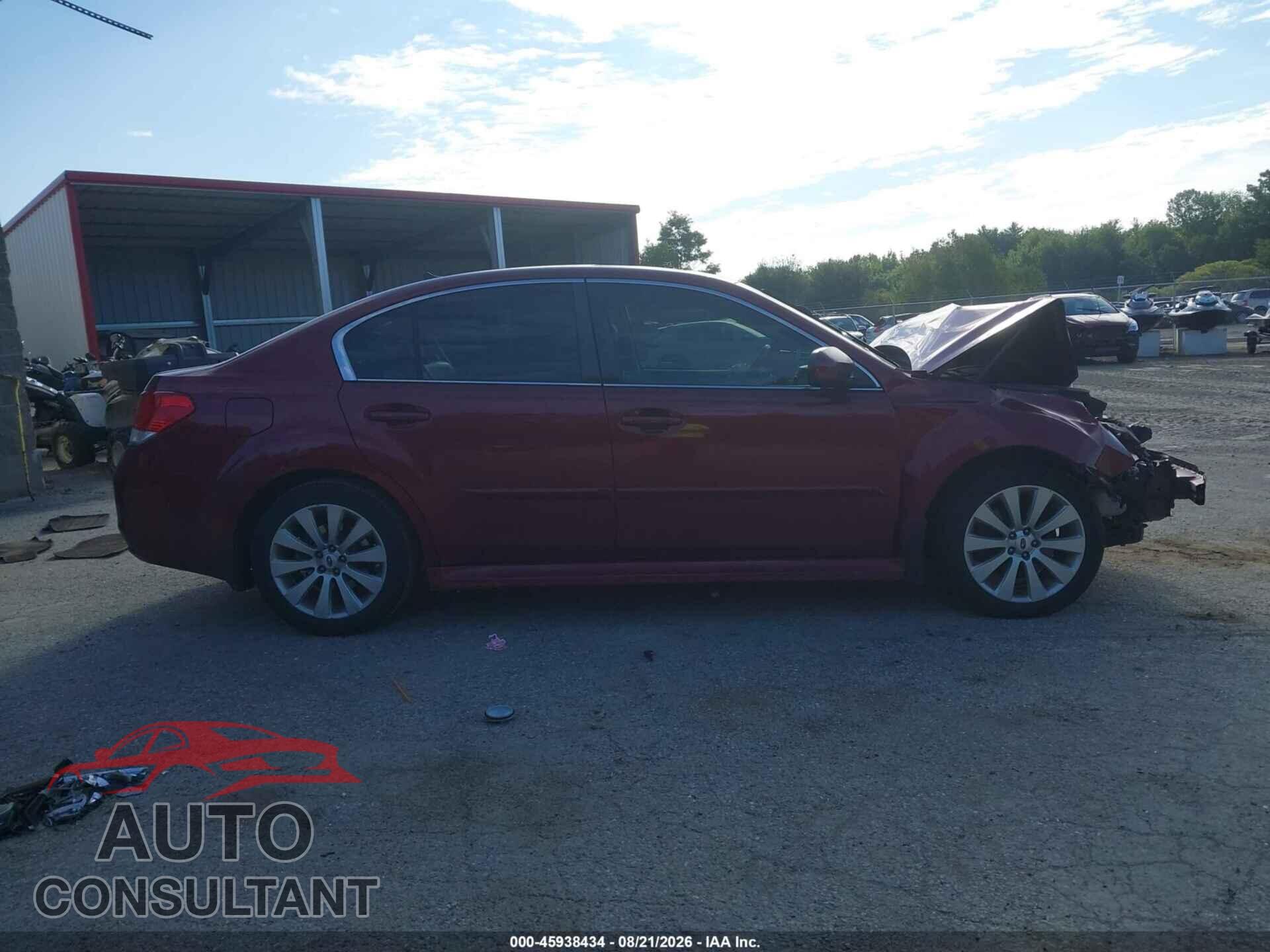 SUBARU LEGACY 2012 - 4S3BMDK60C2027097