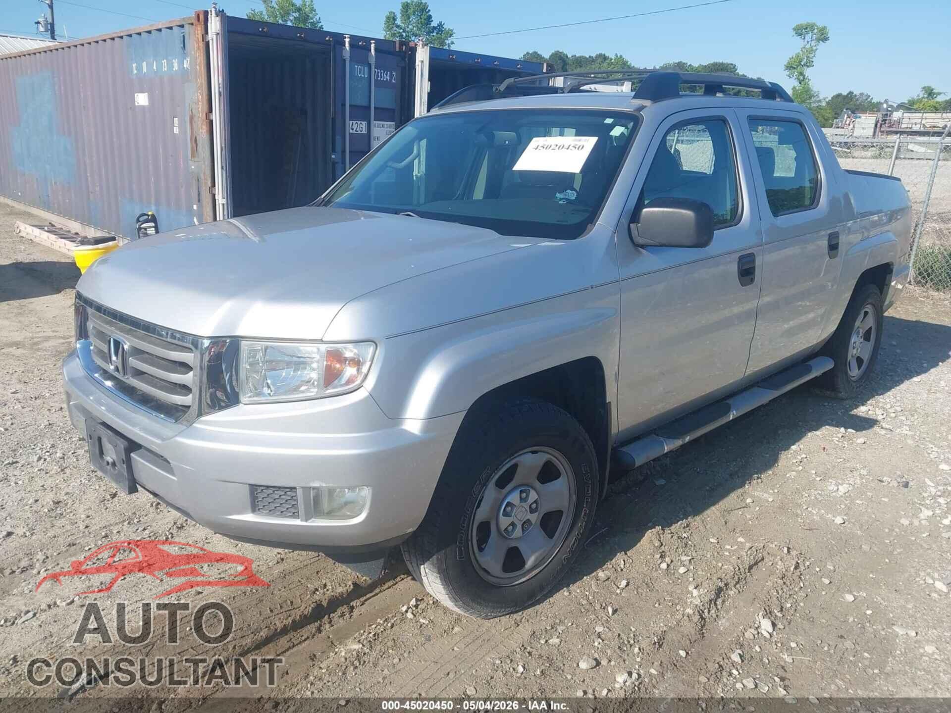 HONDA RIDGELINE 2013 - 5FPYK1F20DB017536