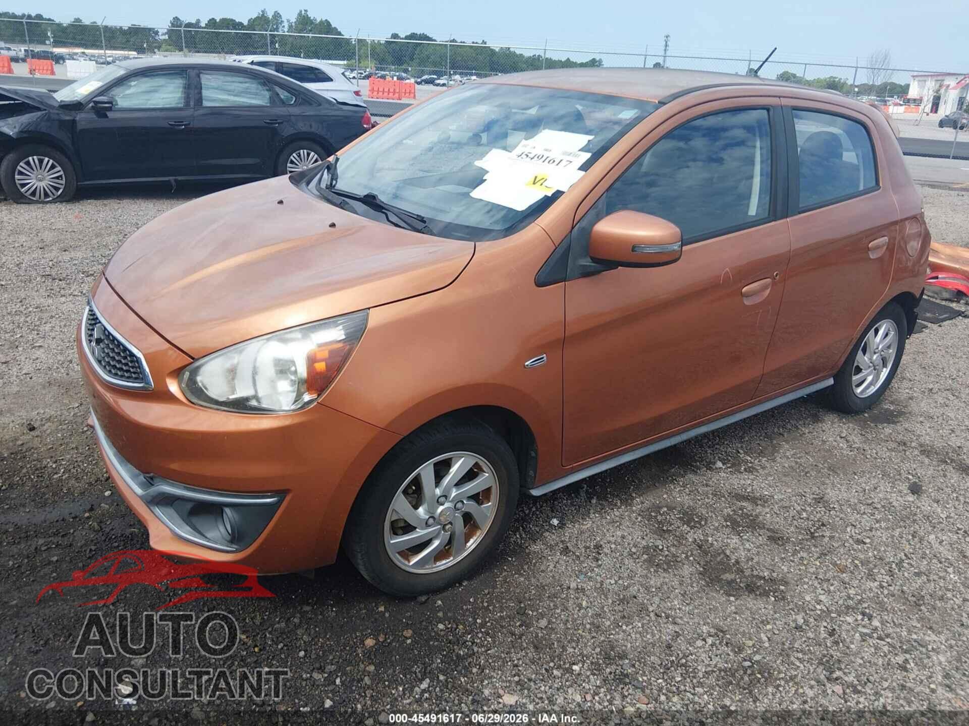 MITSUBISHI MIRAGE 2017 - ML32A4HJ1HH014838