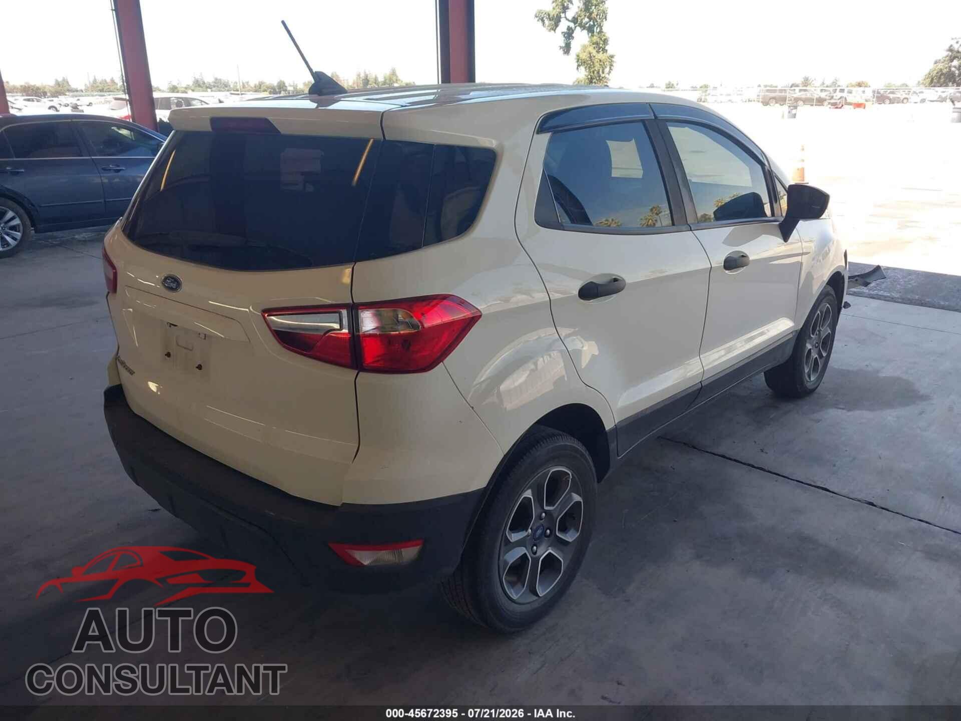 FORD ECOSPORT 2021 - MAJ3S2FE3MC417273