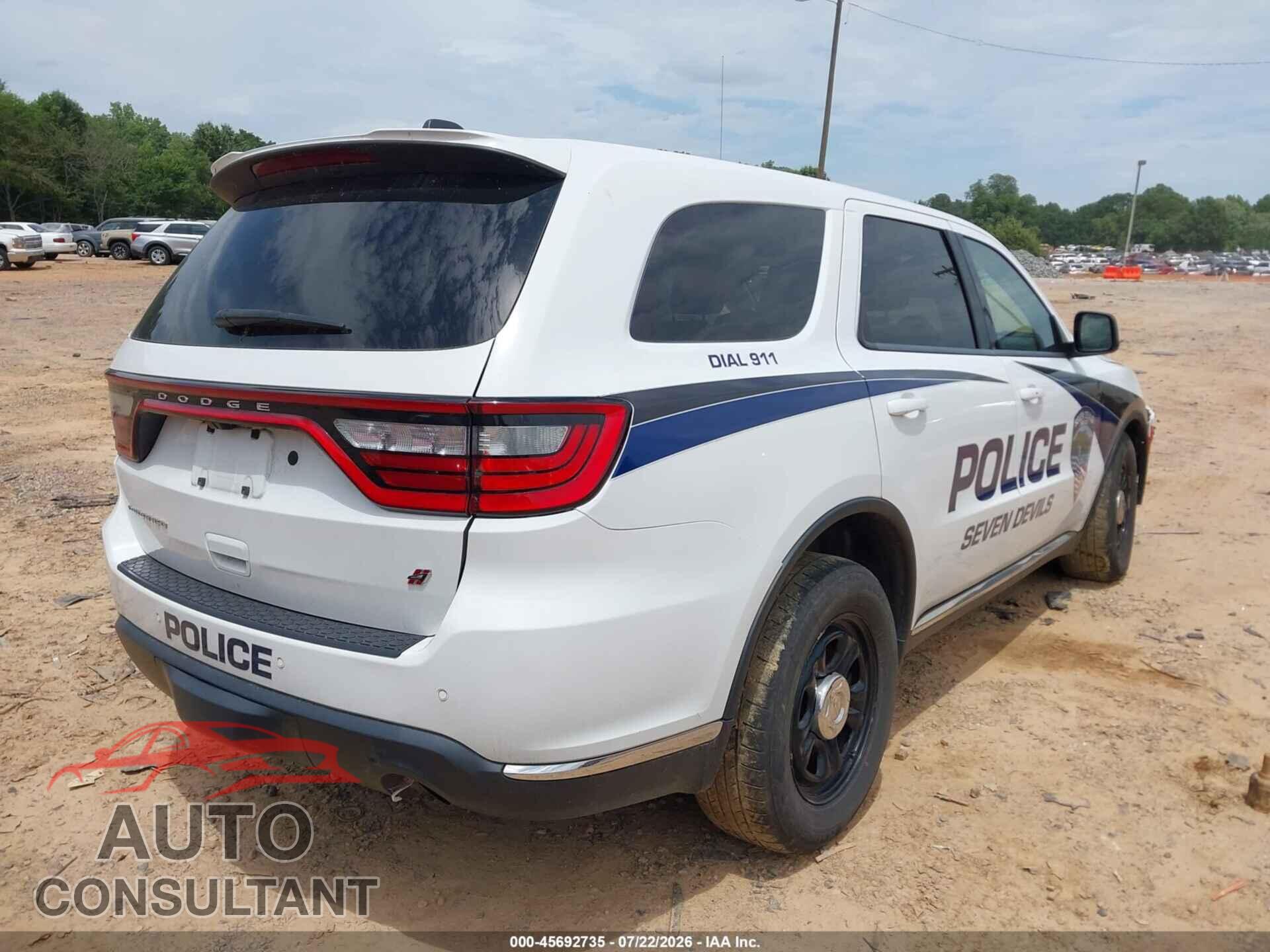 DODGE DURANGO 2022 - 1C4RDJFG8NC192649