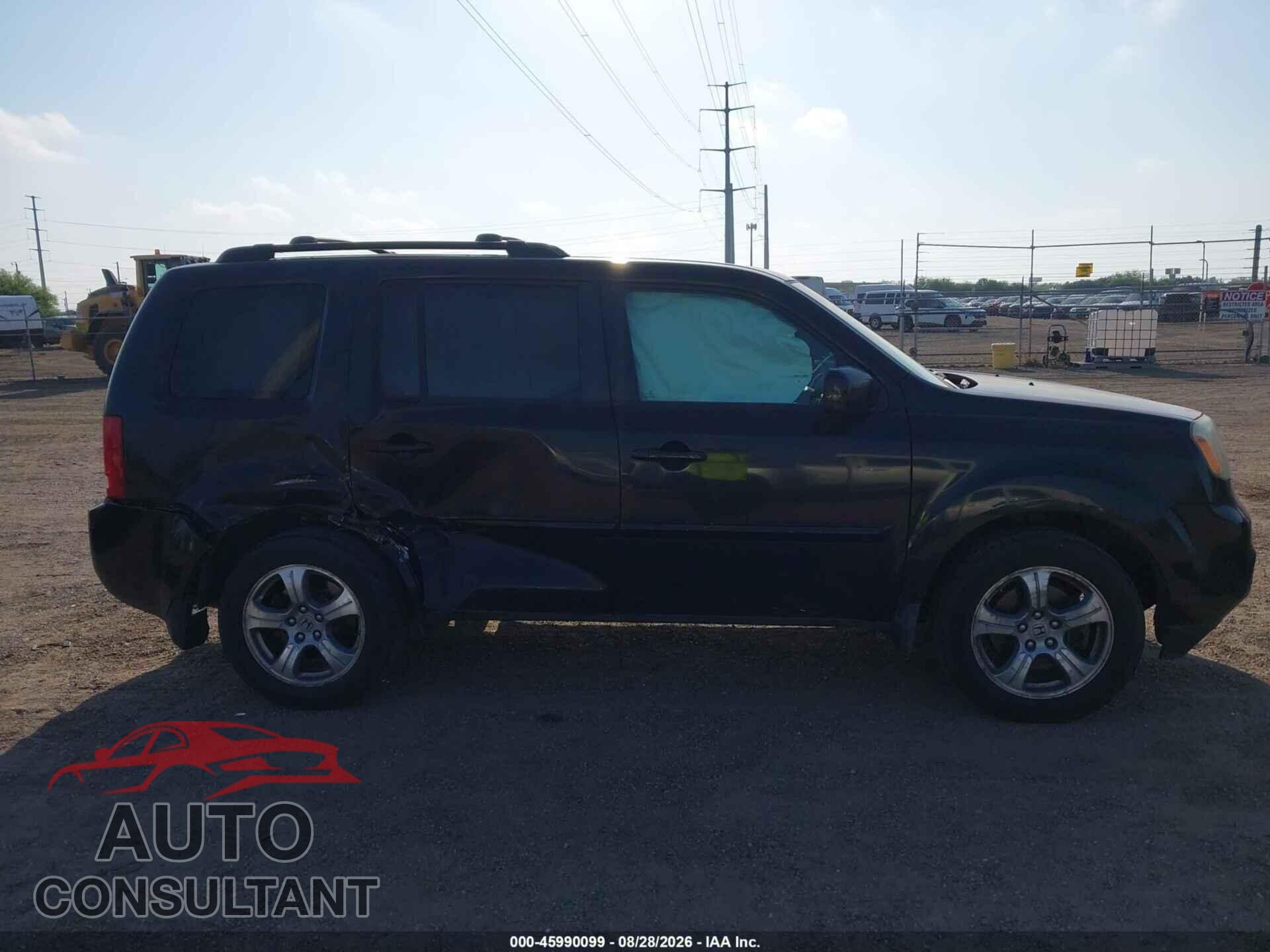HONDA PILOT 2013 - 5FNYF3H63DB041192