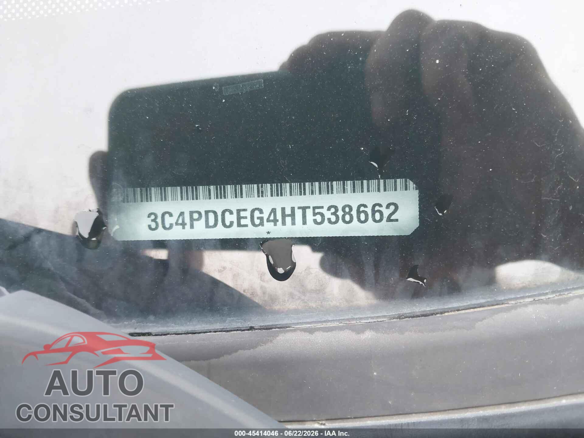 DODGE JOURNEY 2017 - 3C4PDCEG4HT538662