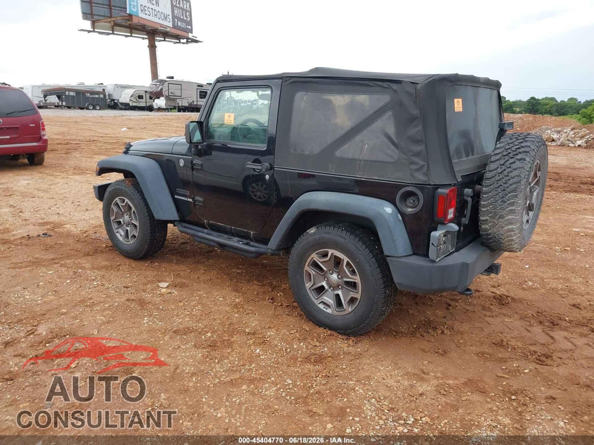 JEEP WRANGLER 2010 - 1J4AA2D17AL205681