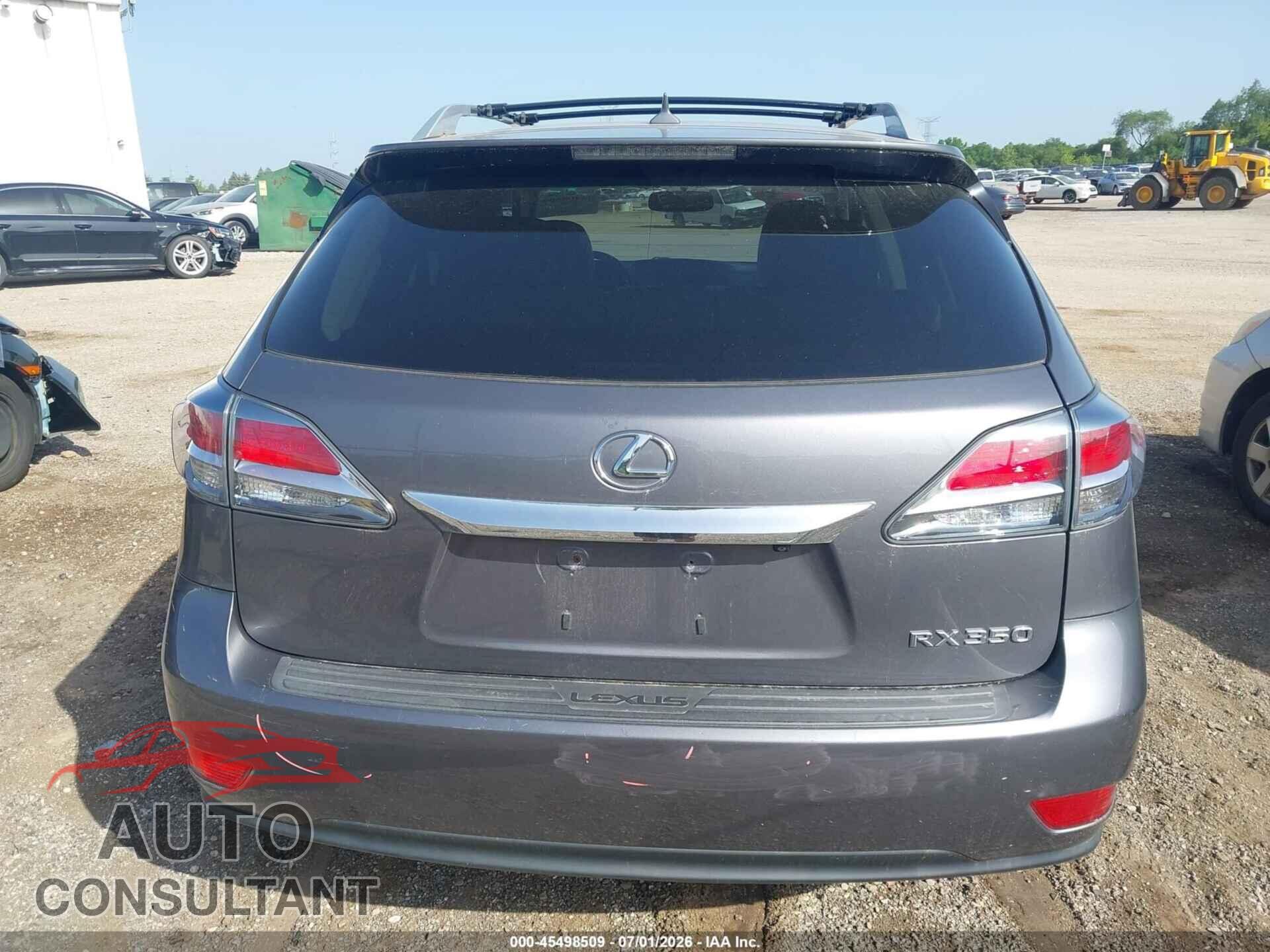 LEXUS RX 350 2013 - 2T2BK1BA9DC198244