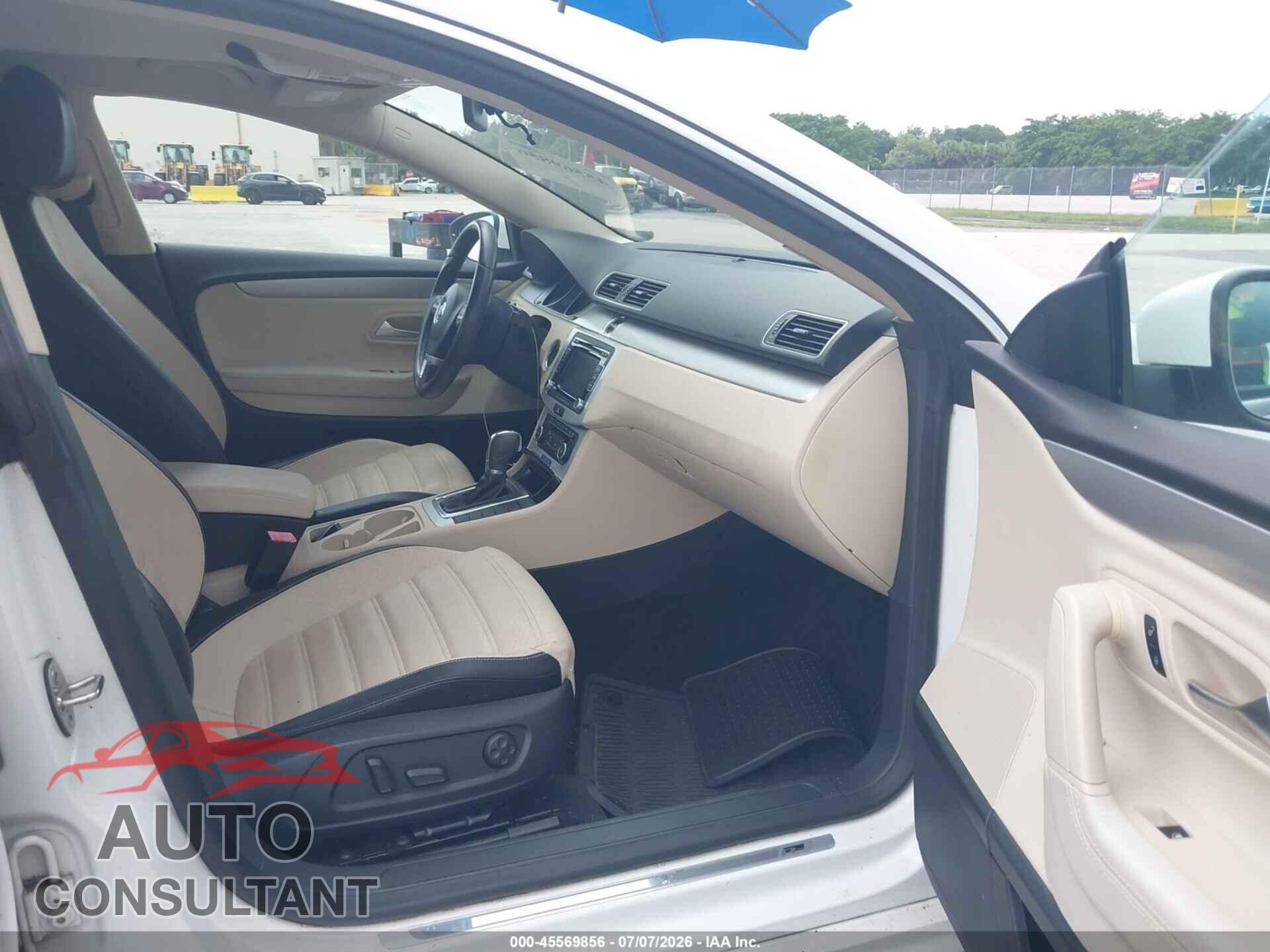 VOLKSWAGEN CC 2012 - WVWMP7AN0CE552525