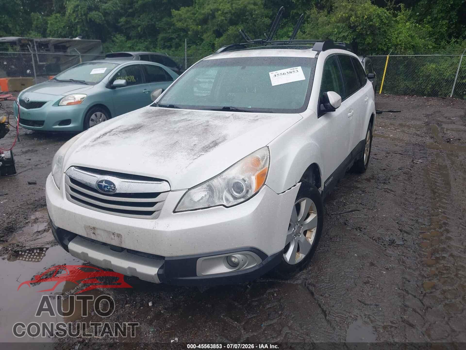 SUBARU OUTBACK 2012 - 4S4BRBKC0C3282754