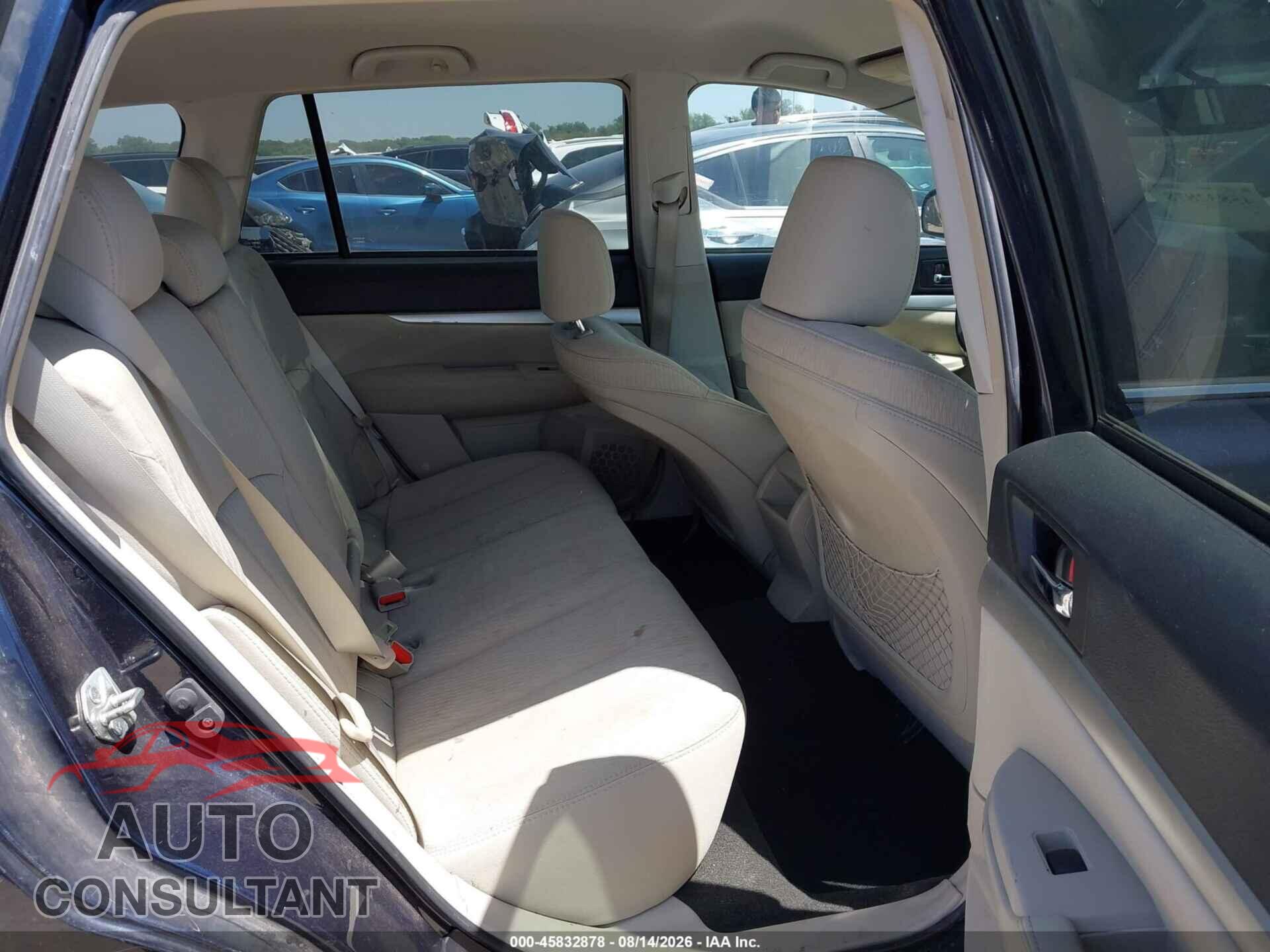 SUBARU OUTBACK 2012 - 4S4BRDCC4C2270252