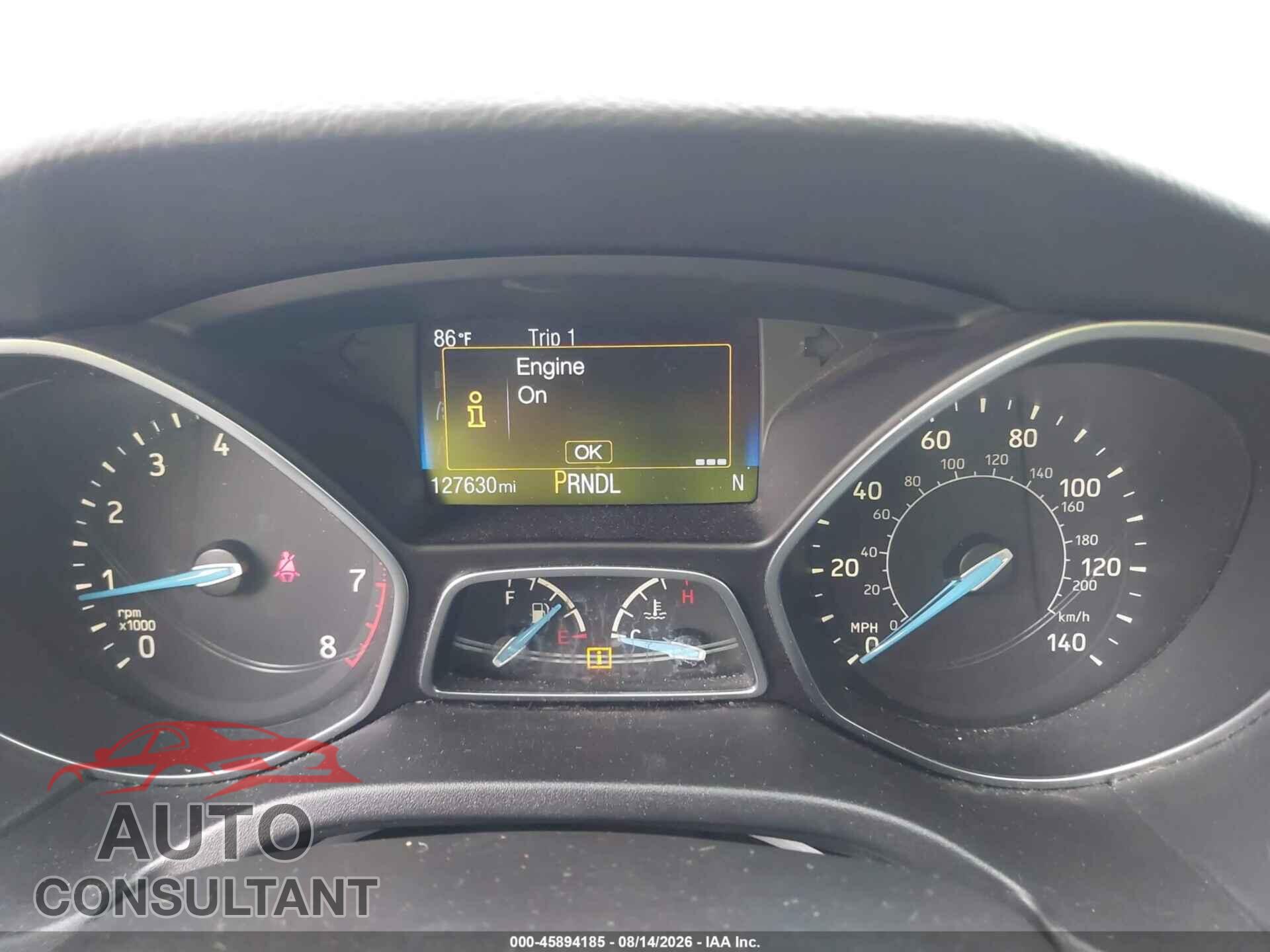 FORD FOCUS 2016 - 1FADP3K22GL338446