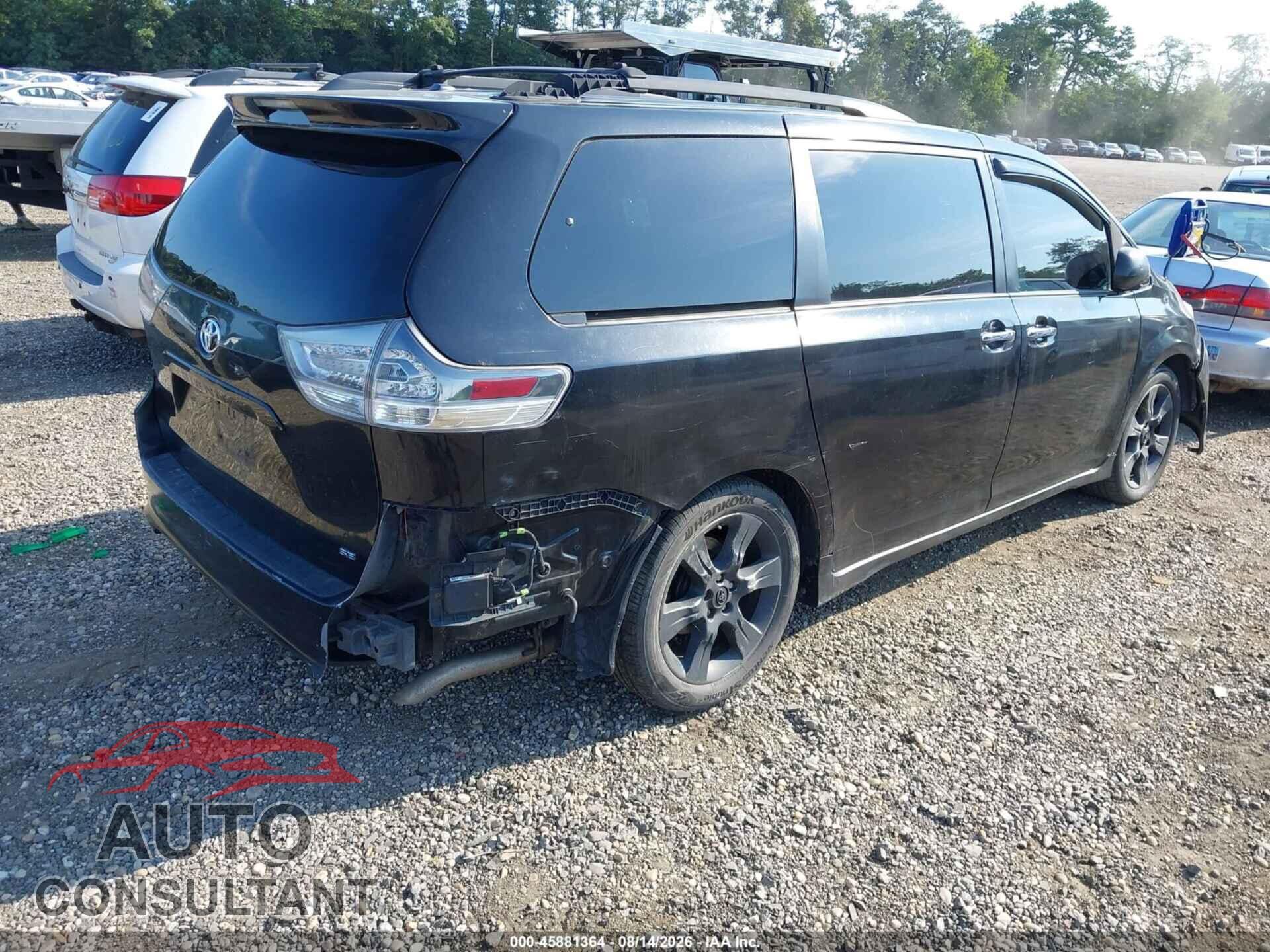 TOYOTA SIENNA 2013 - 5TDXK3DC8DS346086