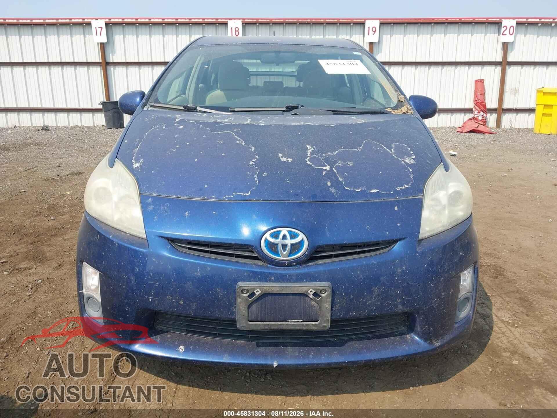 TOYOTA PRIUS 2011 - JTDKN3DU0B1421075