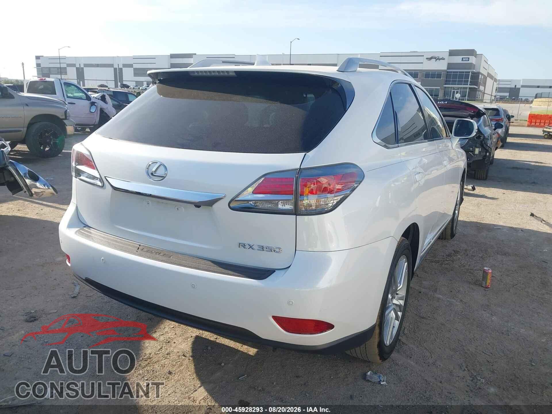 LEXUS RX 350 2015 - 2T2ZK1BA4FC205831