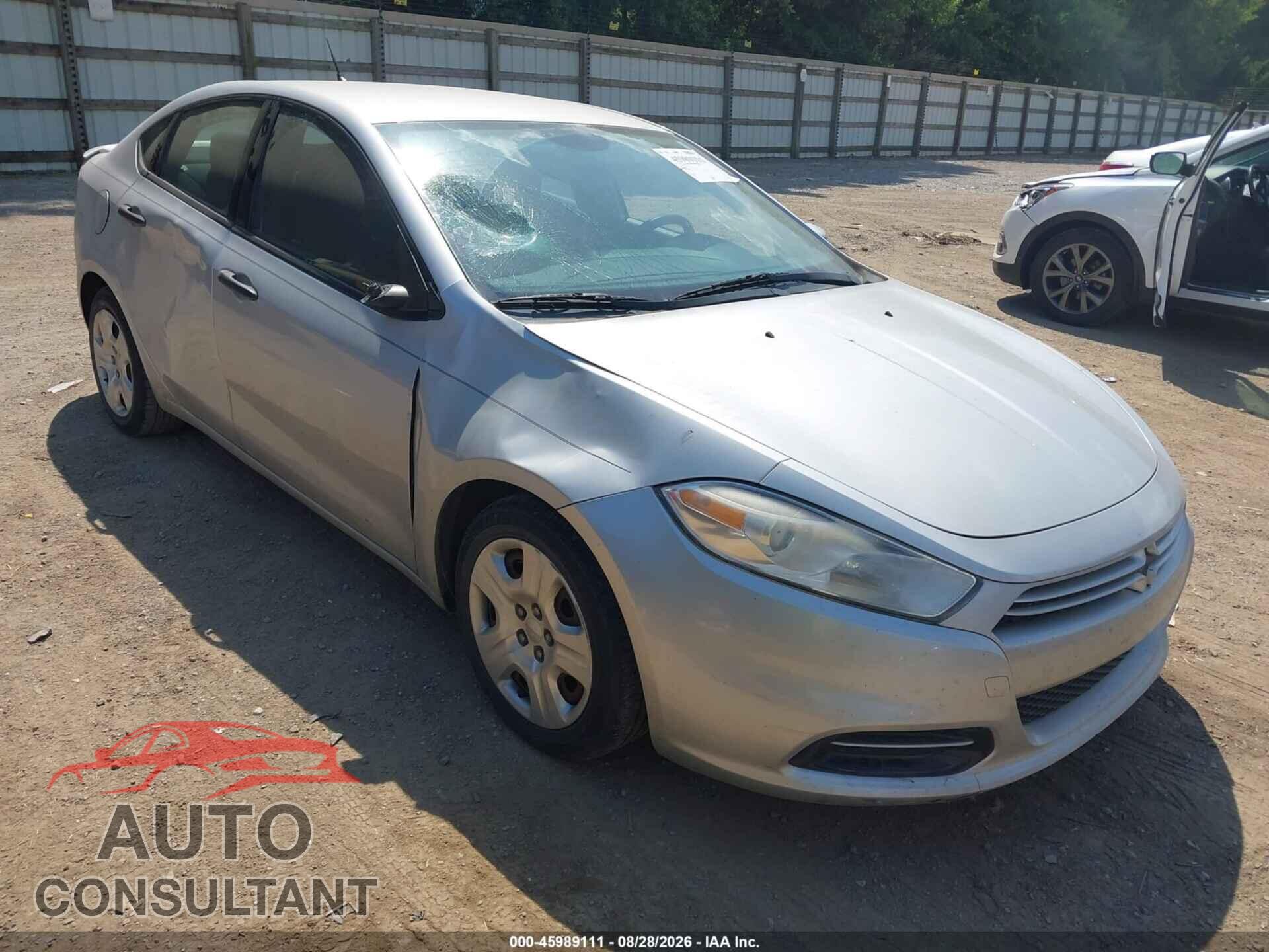 DODGE DART 2013 - 1C3CDFAAXDD306752